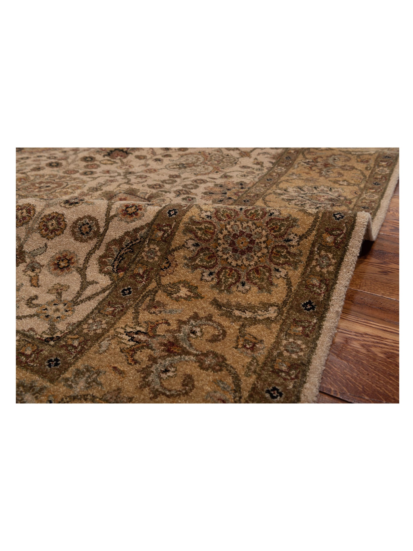 Jallira Beige Gold 6.1x8.6 Hand Knotted Rug