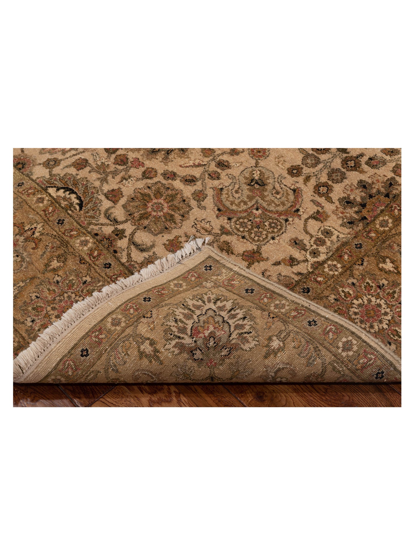 Jallira Beige Gold 6x8.9 Hand Knotted Rug