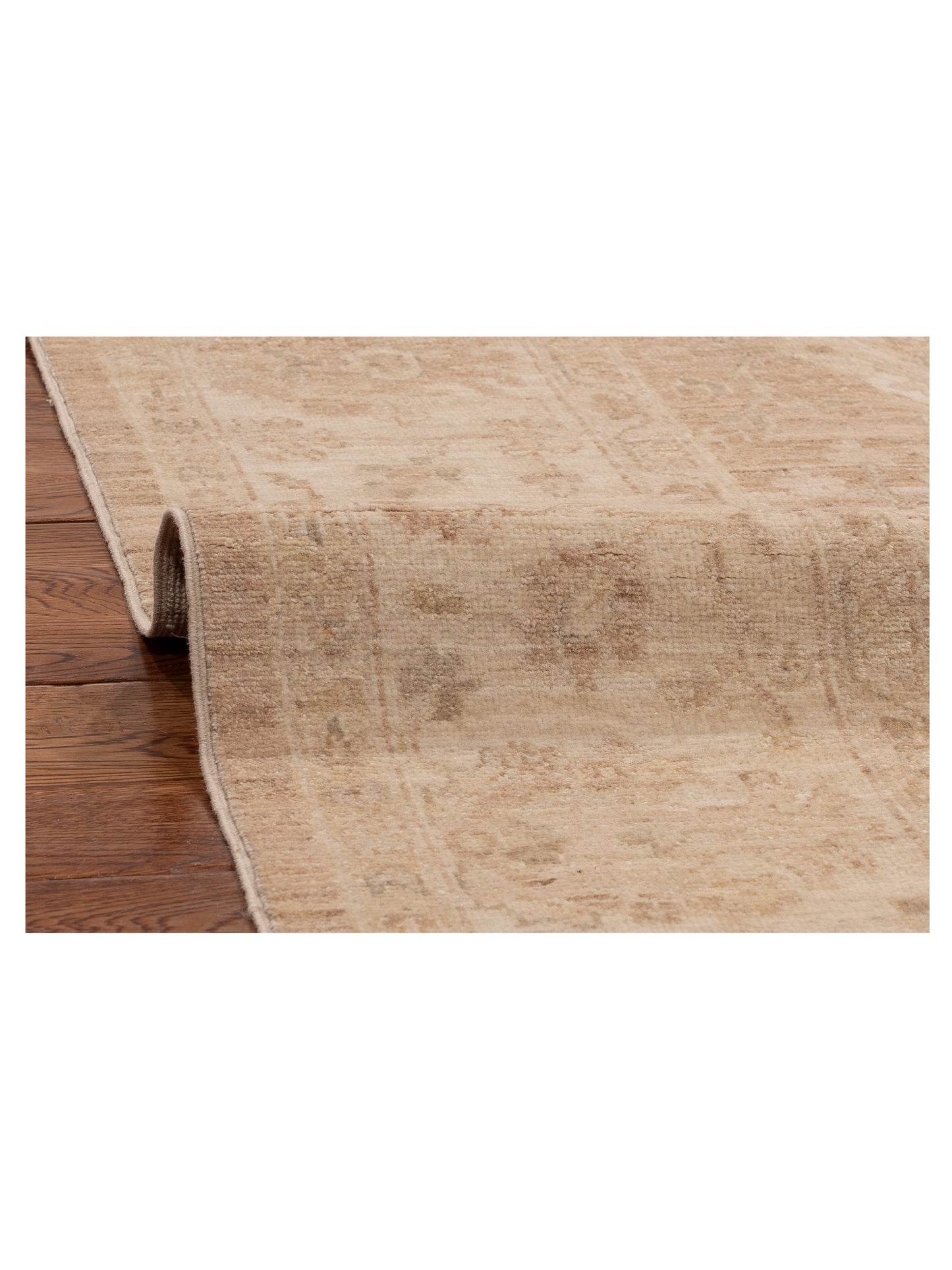 Jallira Beige Cream 6.2x9.6 Hand Knotted Rug