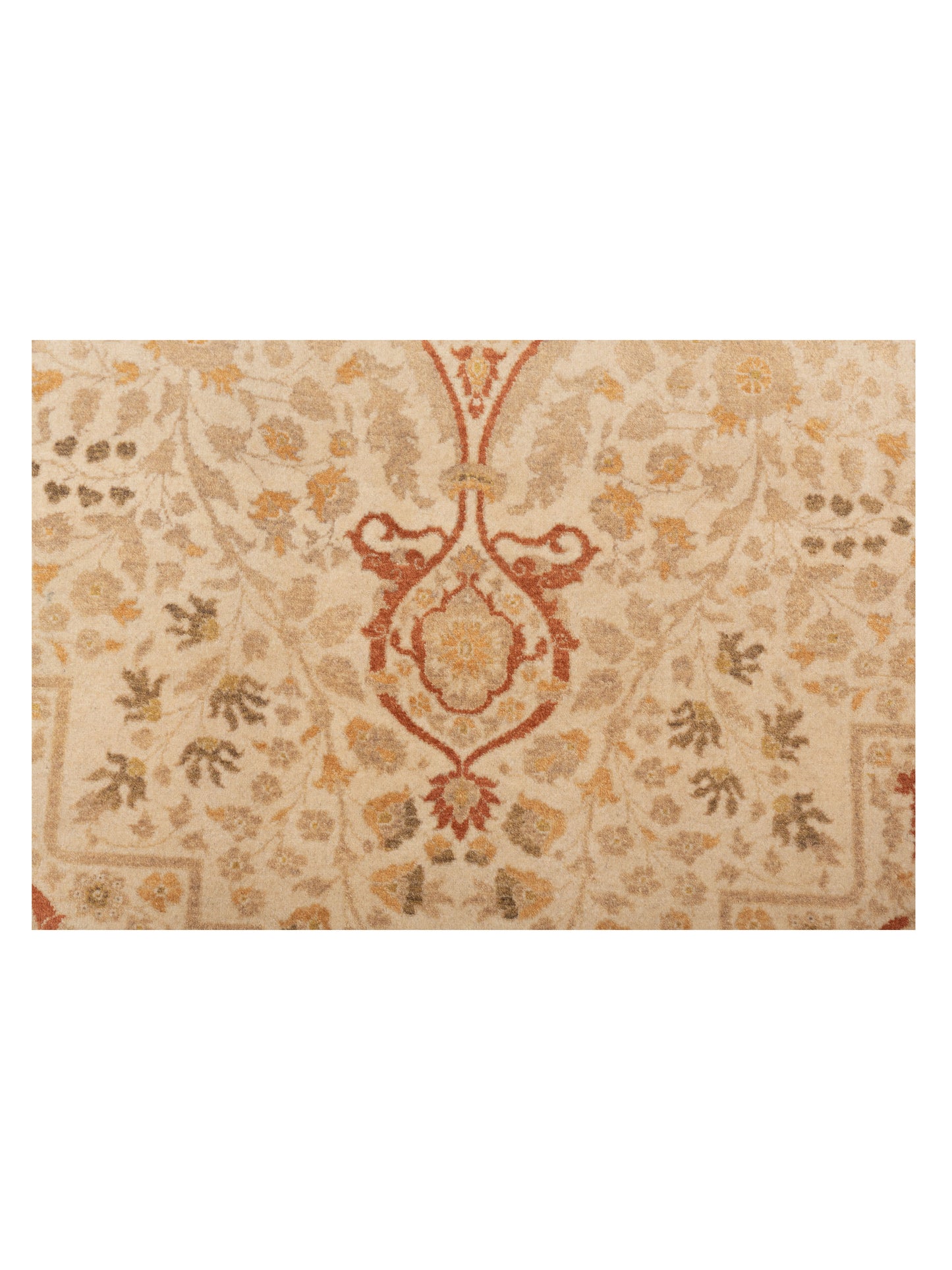 Jallira Beige Cream 6.2x9.6 Hand Knotted Rug