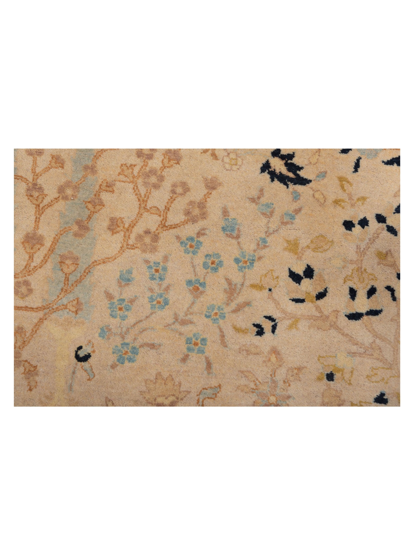 Jallira Beige Beige 6.2x8.7 Hand Knotted Rug