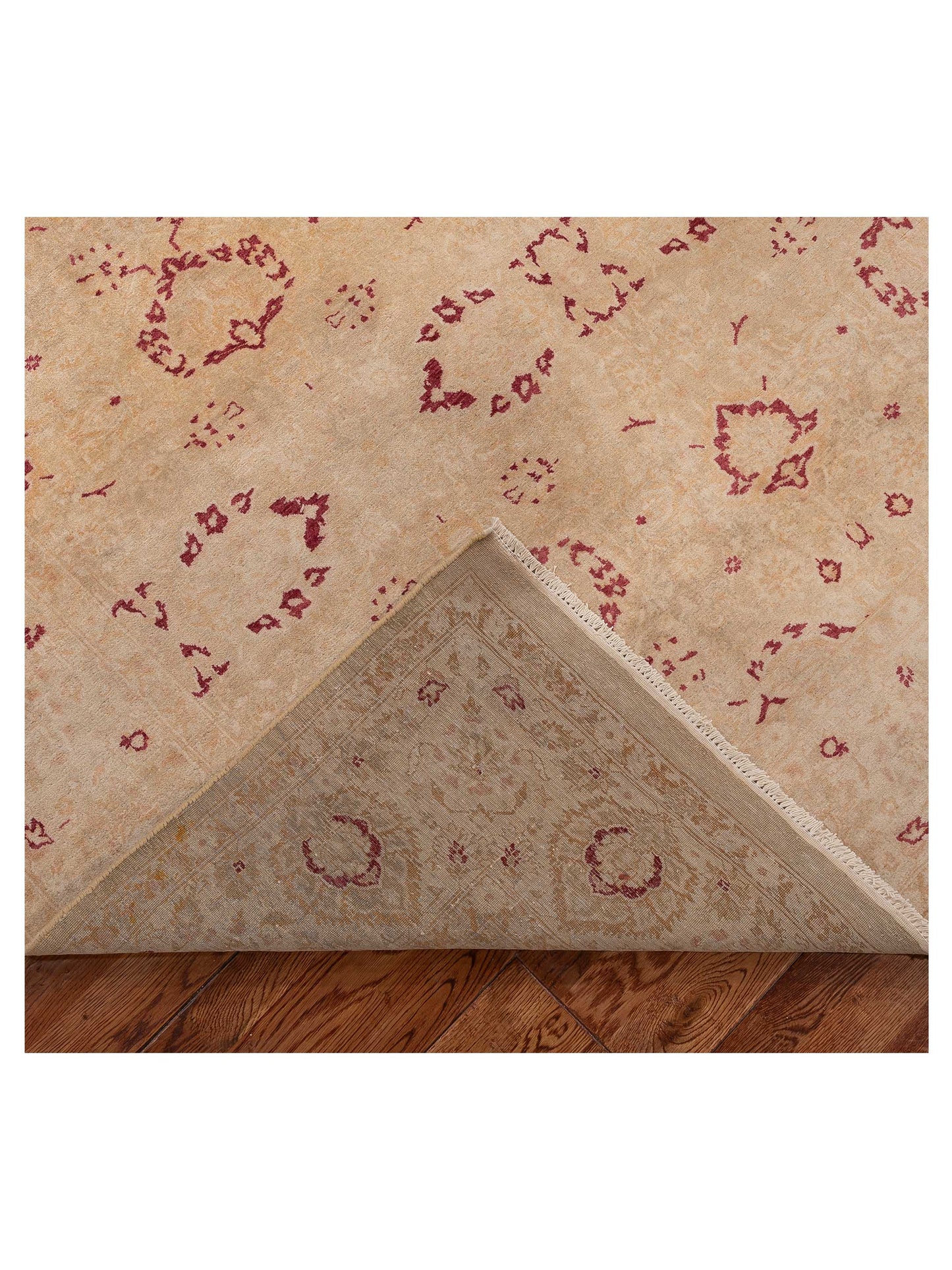 Jallira Lemon Yellow Lemon Yellow 5.2x9 Hand Knotted Rug