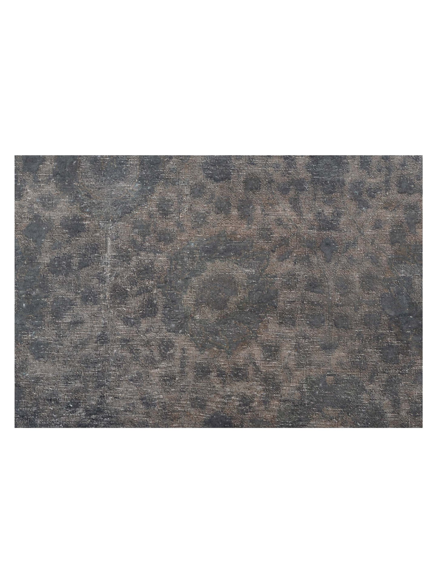 Vintage Gray Gray 10.1x13.11 Hand Knotted Rug