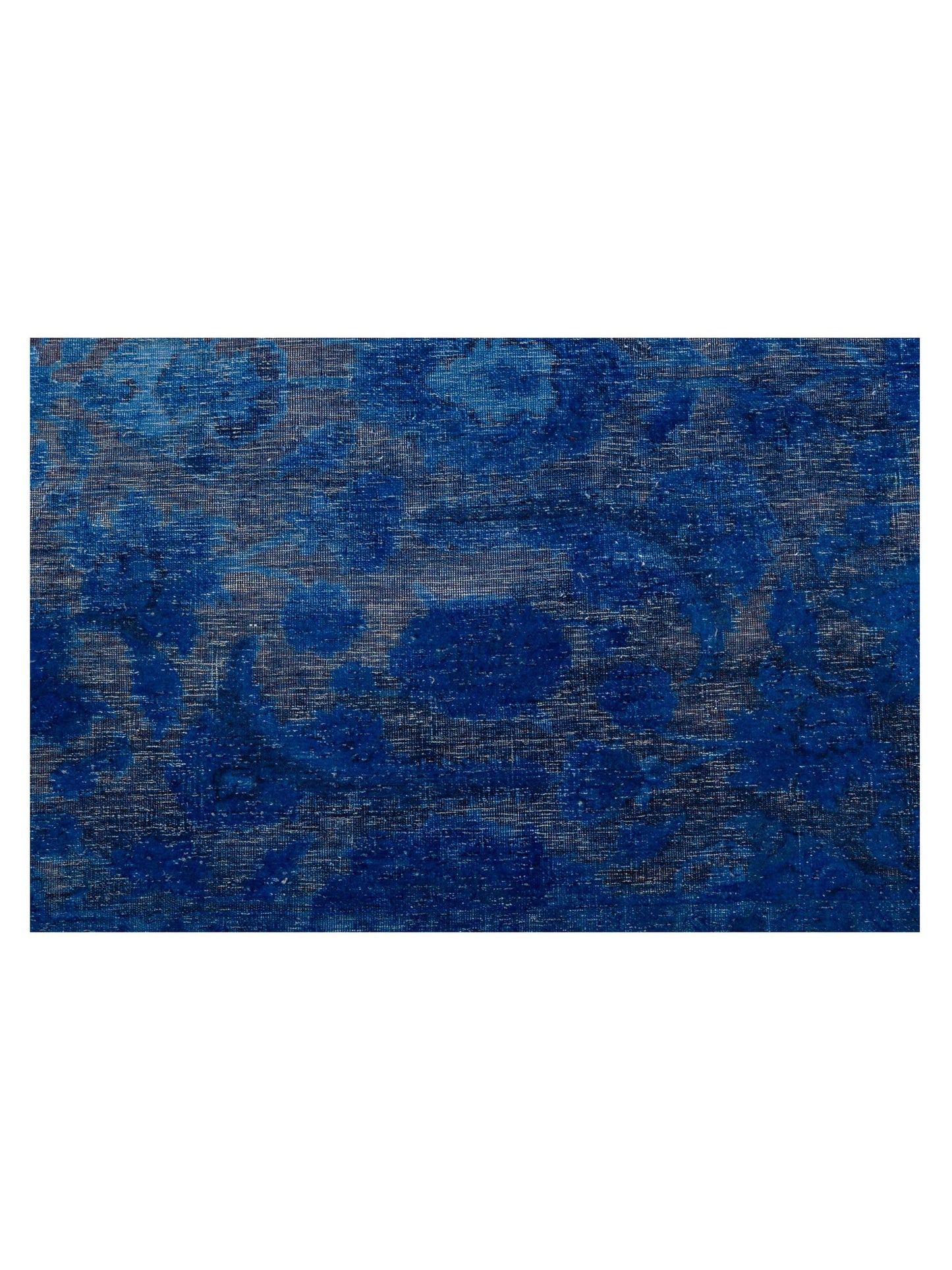 Vintage Dark Blue 10x13.8 Hand Knotted Rug