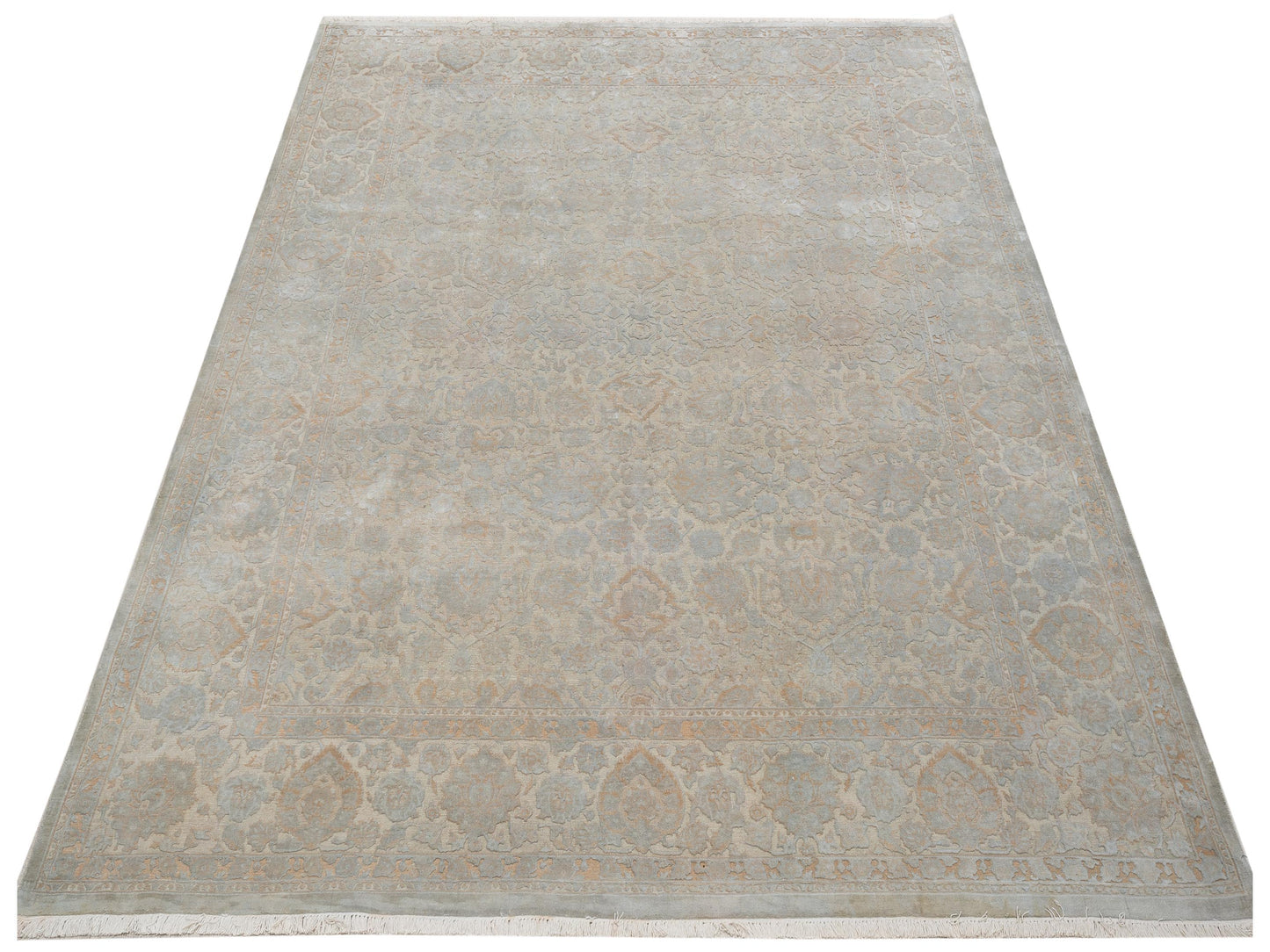 Jallira Silver 8.1x10 Hand Knotted Rug