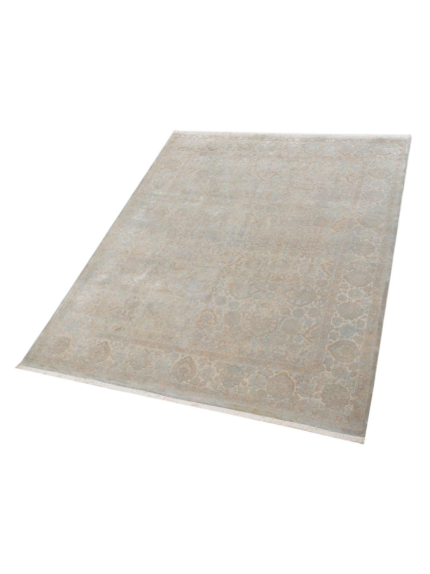 Jallira Silver 8.1x10 Hand Knotted Rug