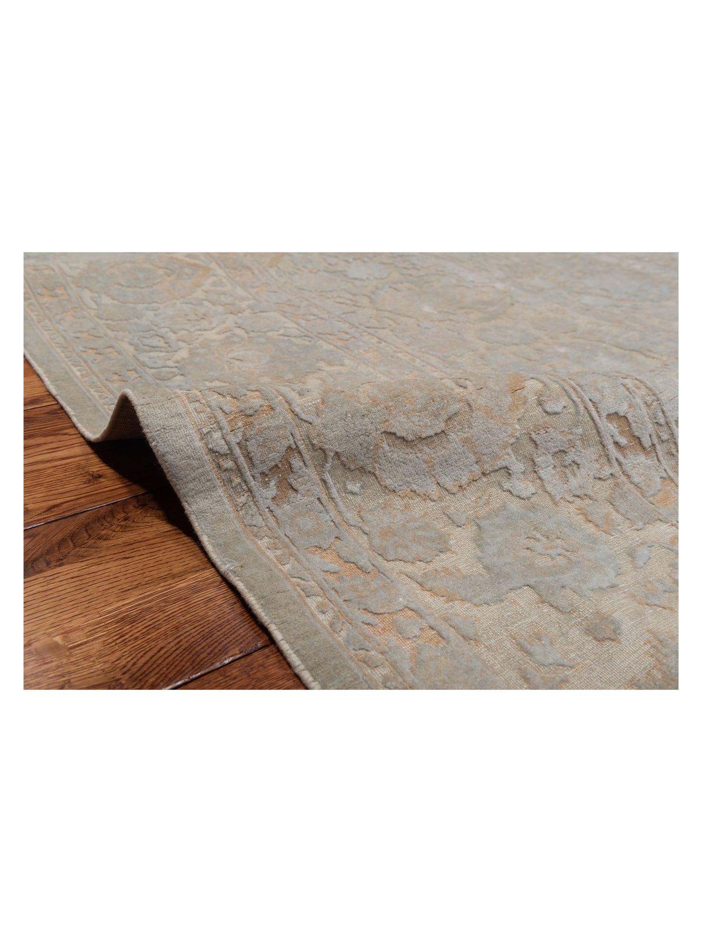 Jallira Silver 8.1x10 Hand Knotted Rug