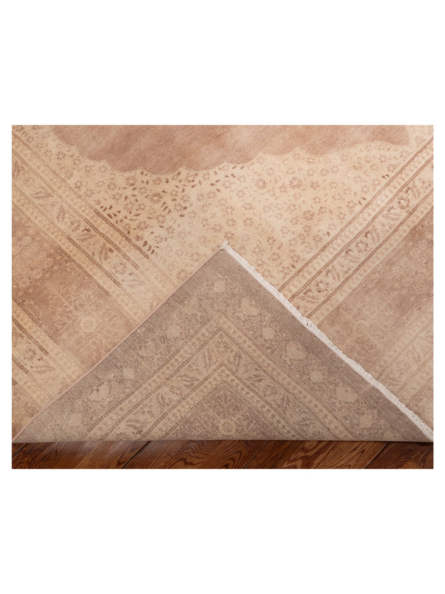 Jallira Brown Brown 8.3x10 Hand Knotted Rug