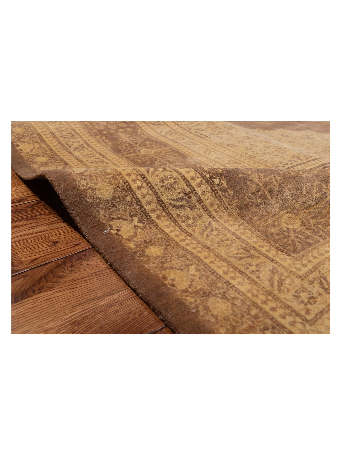 Jallira Brown Brown 8.3x10 Hand Knotted Rug