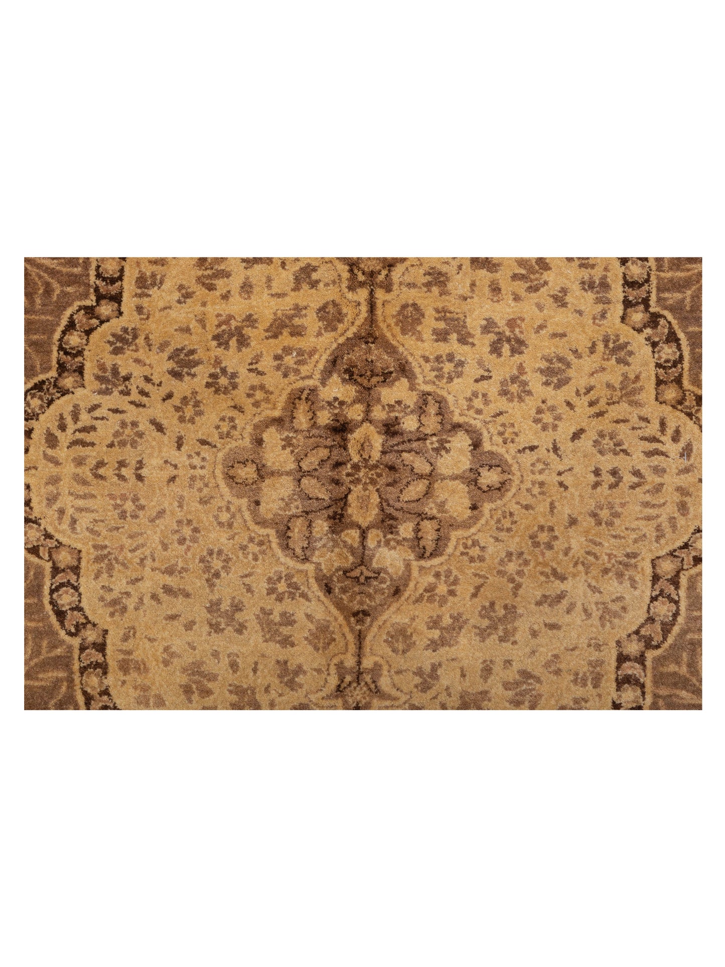 Jallira Brown Brown 8.3x10 Hand Knotted Rug