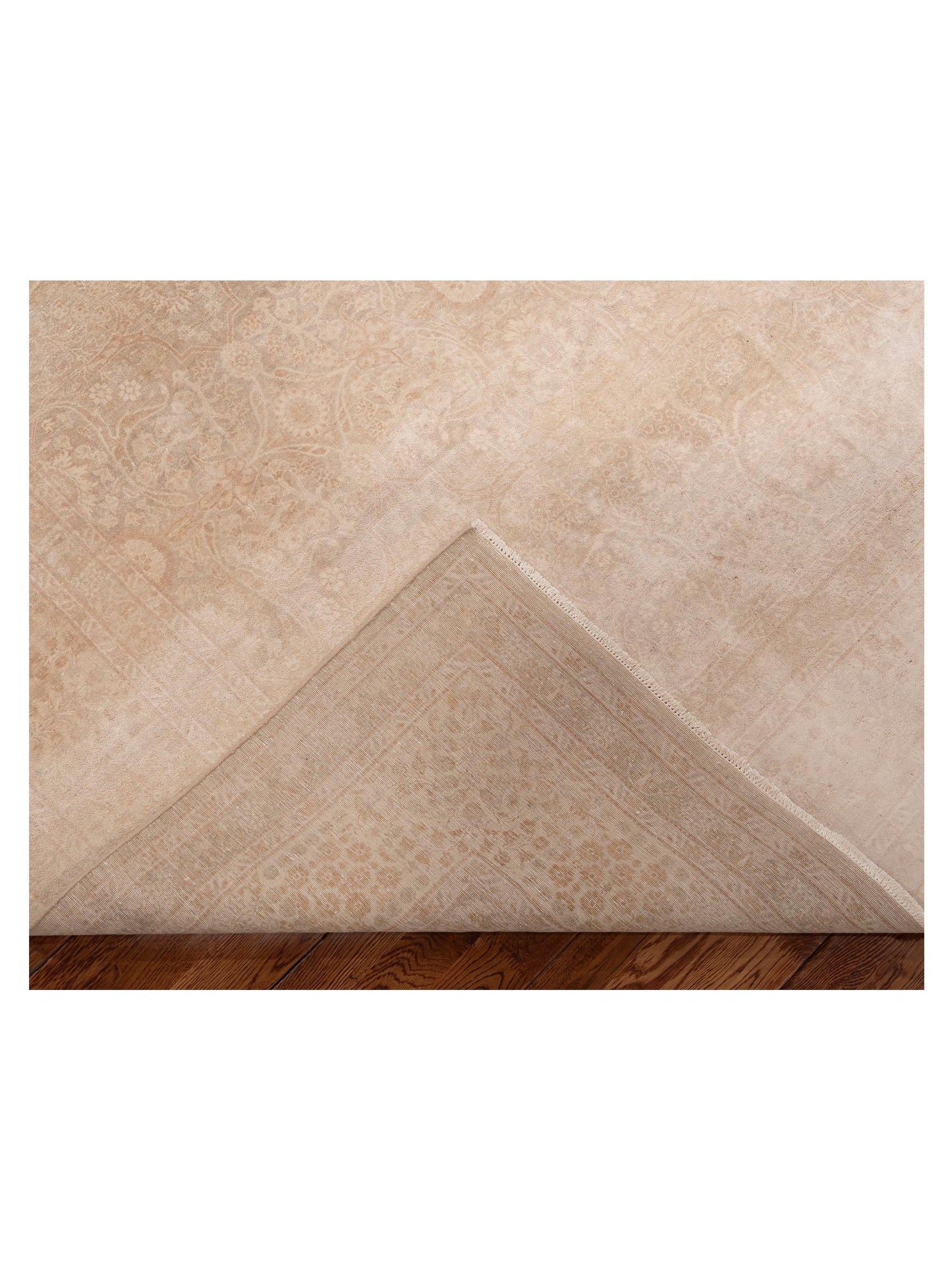 Vintage Silver 8x10.2 Hand Knotted Rug