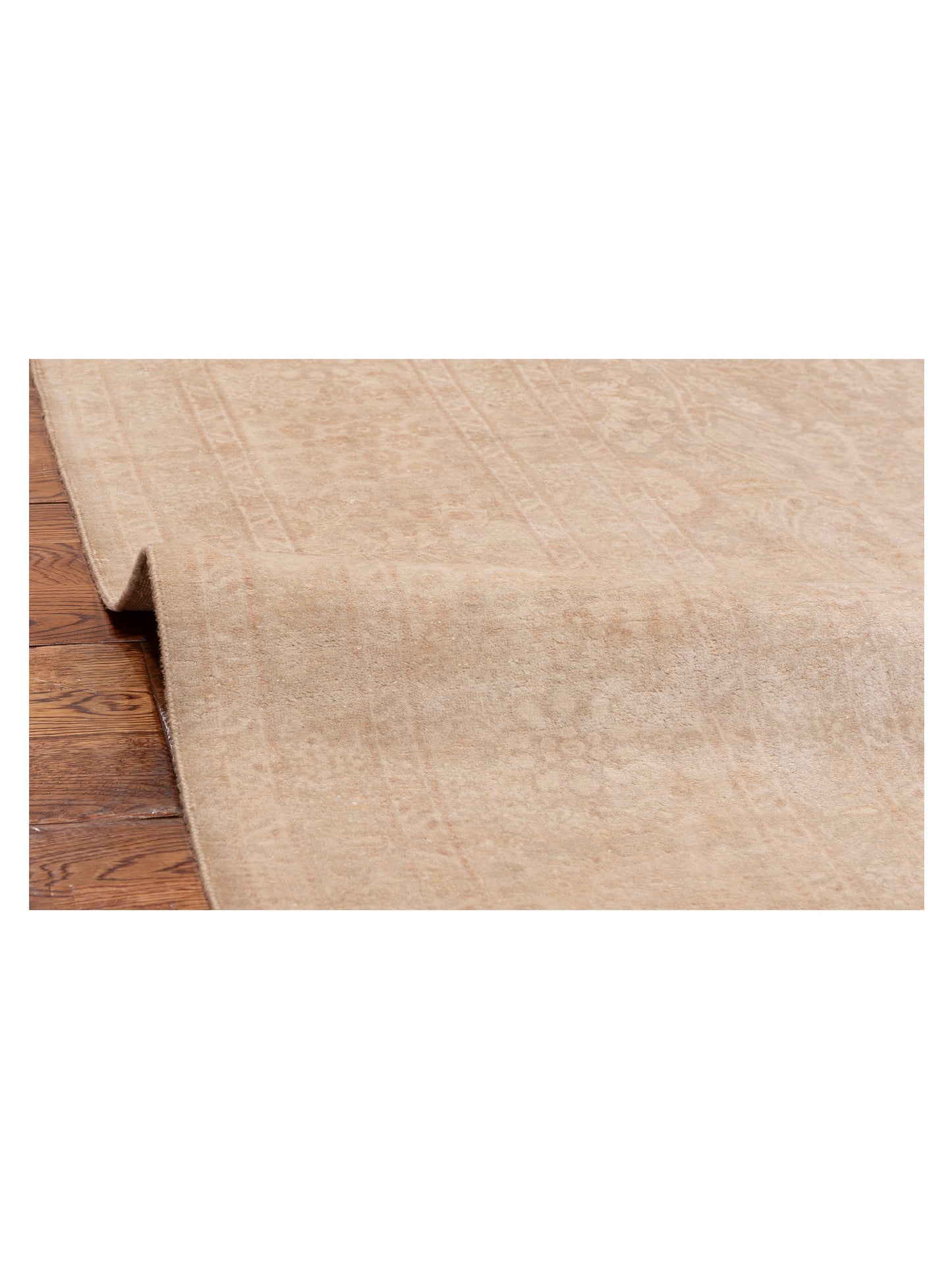 Vintage Silver 8x10.2 Hand Knotted Rug