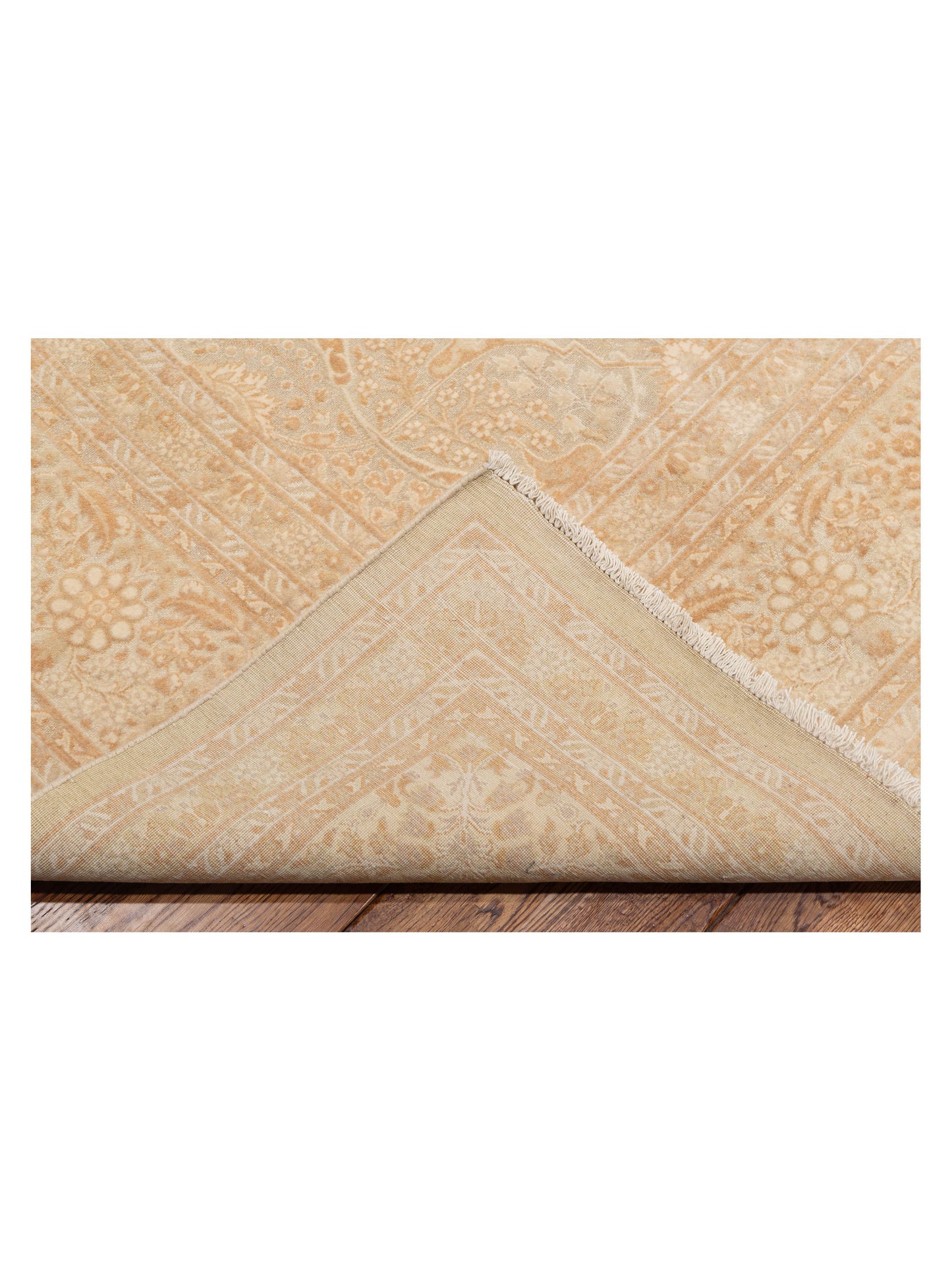 Vintage Silver 9.2x12.6 Hand Knotted Rug