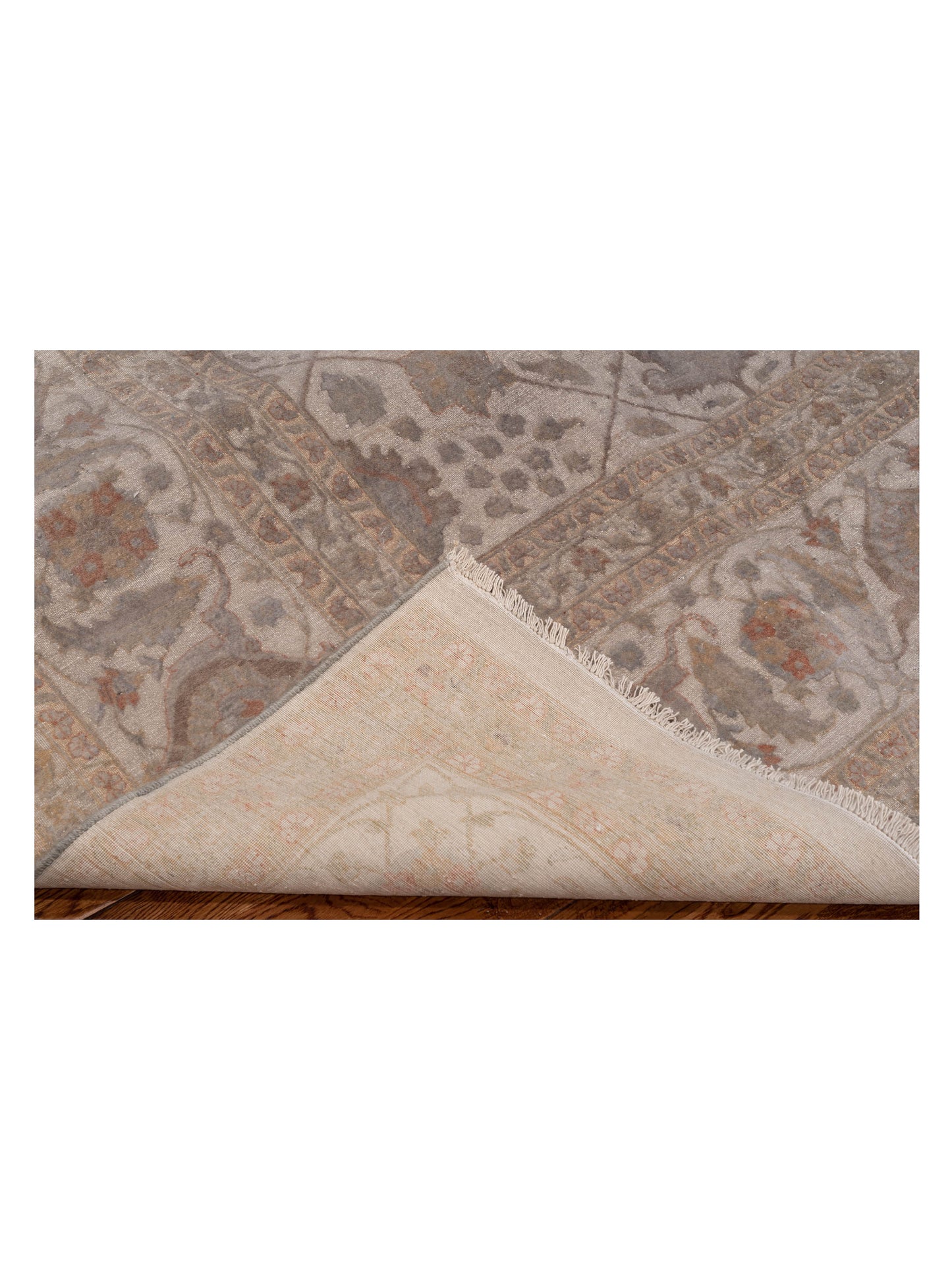 Jallira Gray 9x12.5 Hand Knotted Rug