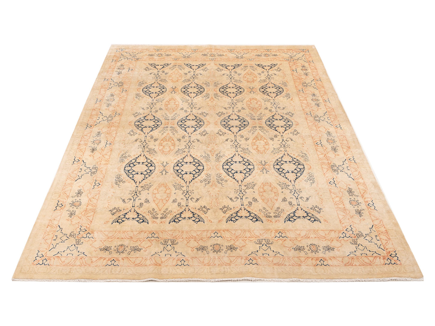 Jallira Ivory Ivory 9.1x12.1 Hand Knotted Rug