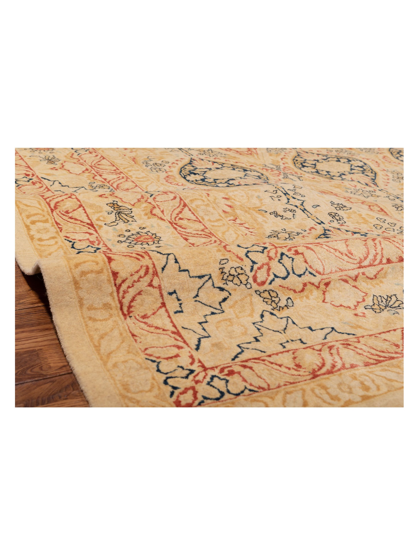 Jallira Ivory Ivory 9.1x12.1 Hand Knotted Rug