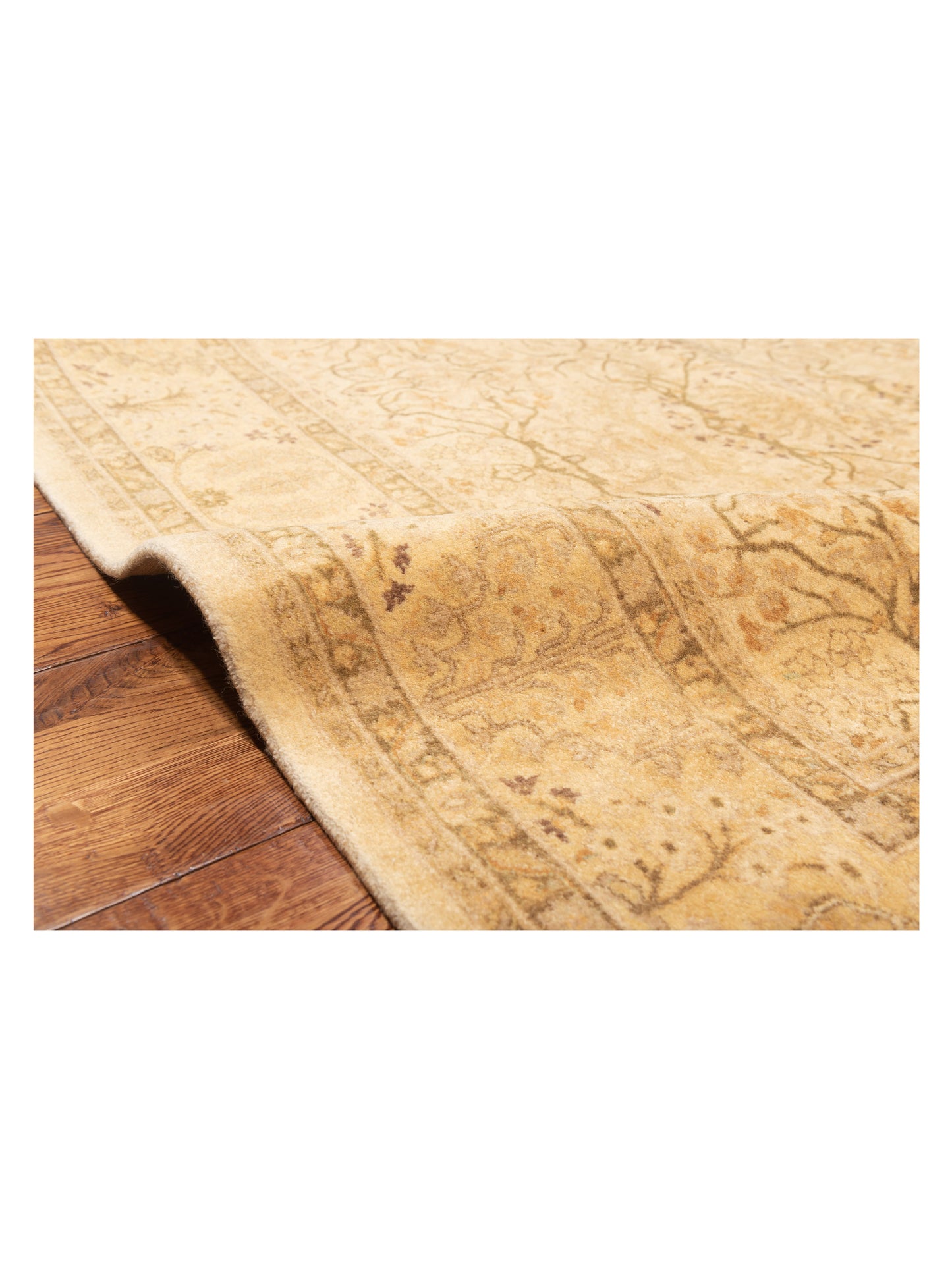 Jallira Beige 5.1x7.9 Hand Knotted Rug