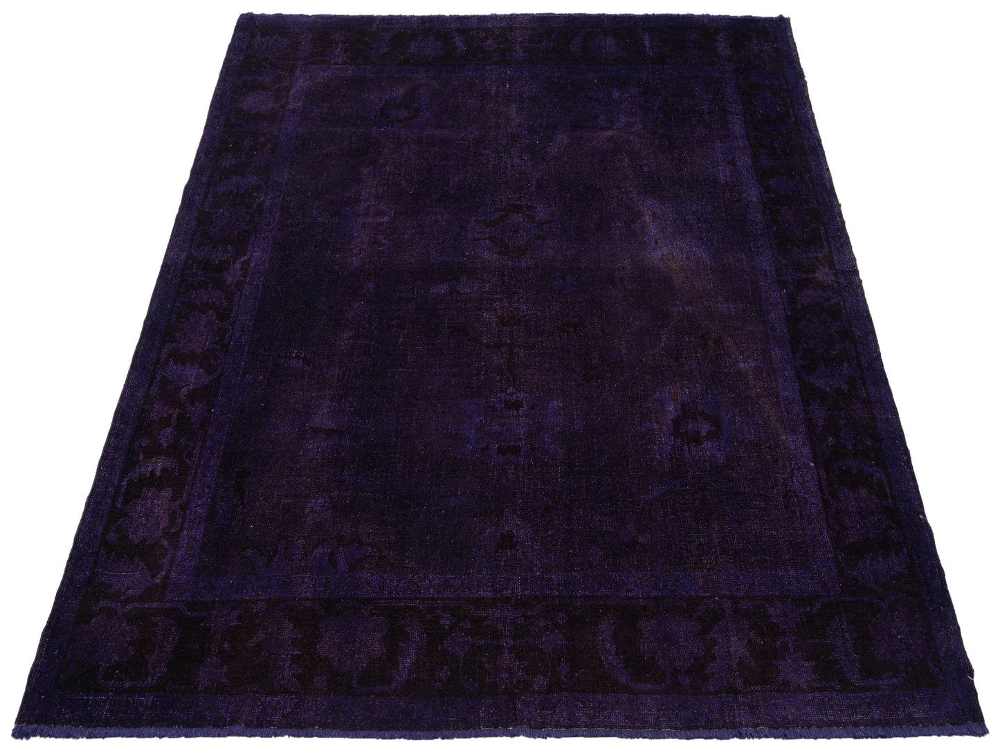 Vintage Purple 8.4x8.8 Hand Knotted Rug
