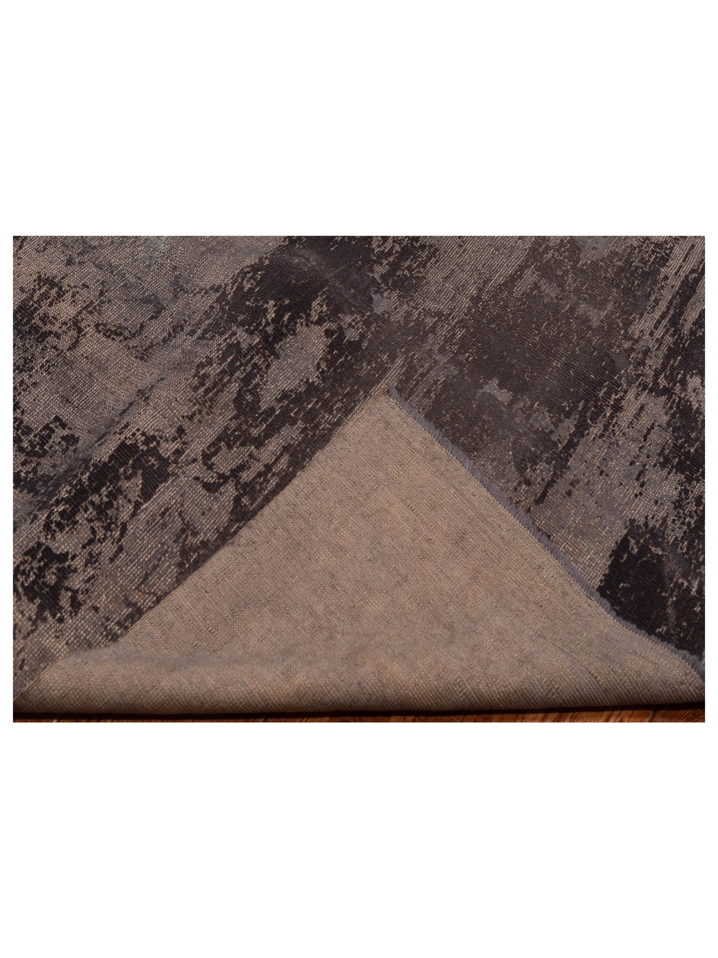 Vintage Gray 6.7x8.6 Hand Knotted Rug