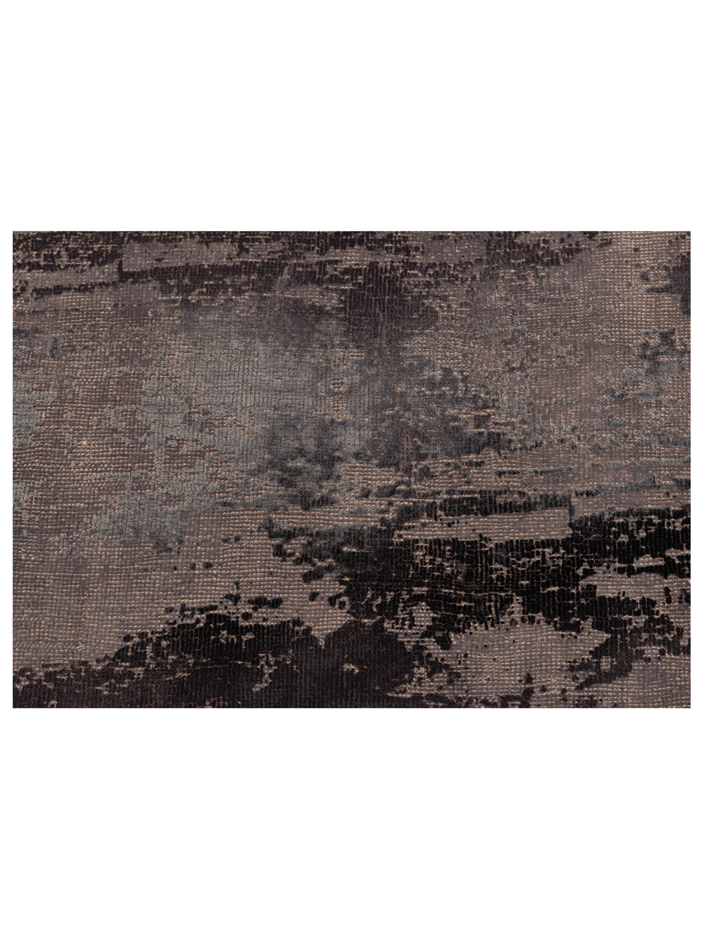 Vintage Gray 6.7x8.6 Hand Knotted Rug
