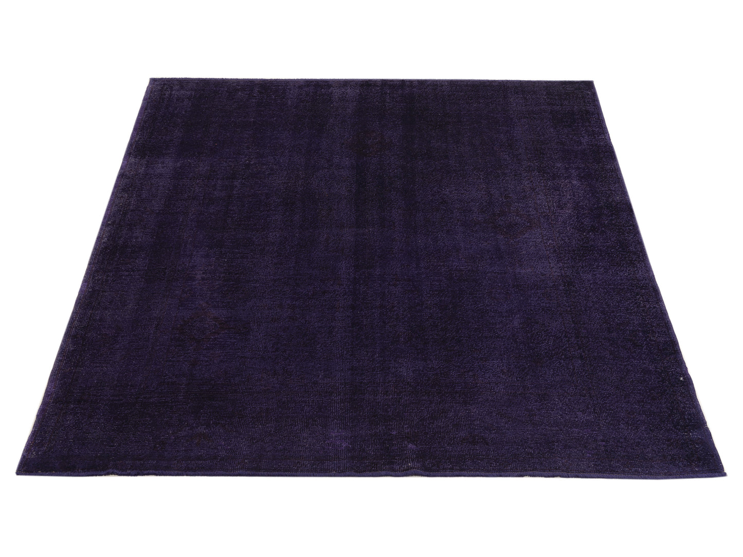 Vintage Purple 7.3x8.2 Hand Knotted Rug