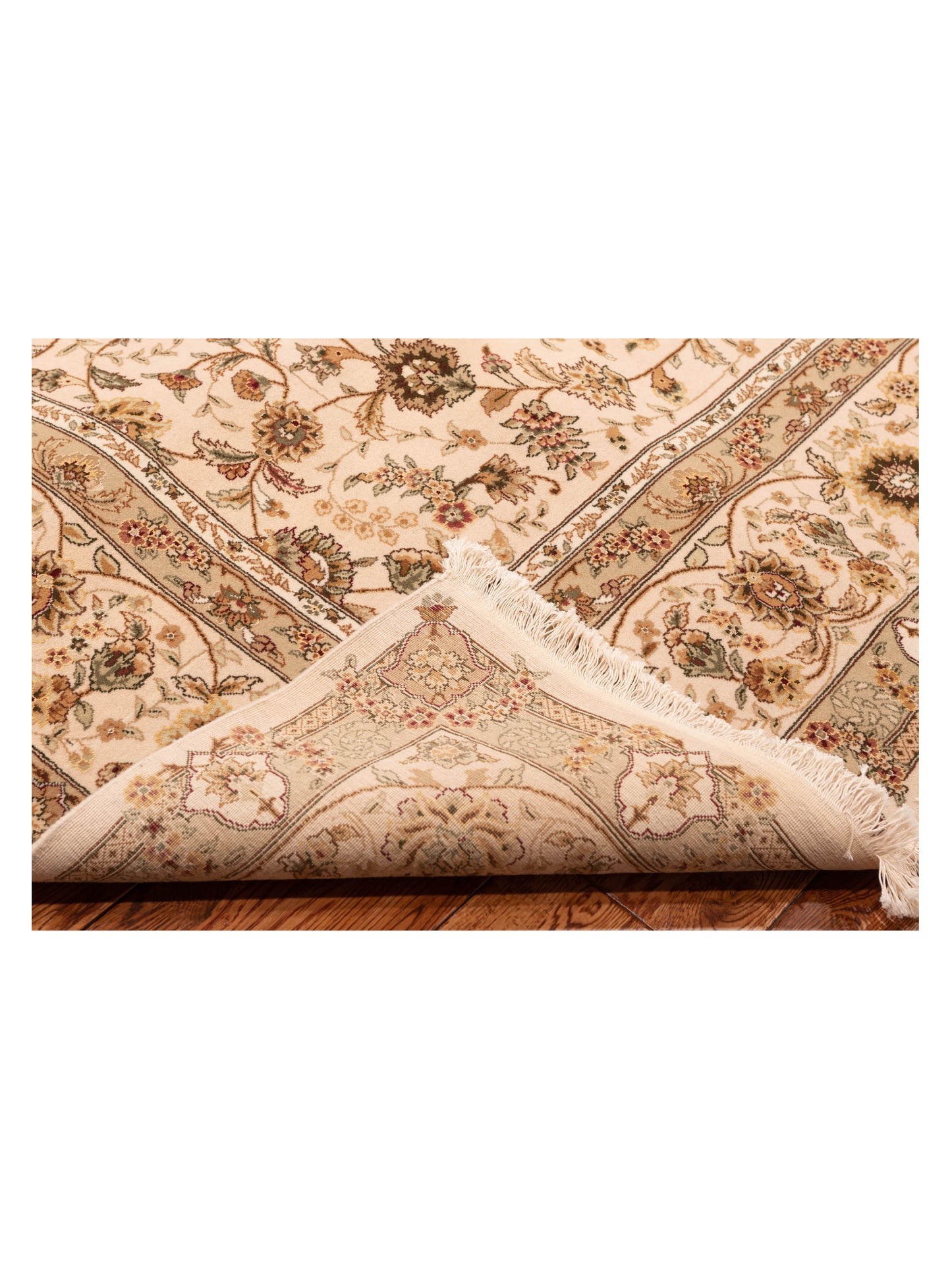 Artalya Ivory Ivory 9x12 Hand Knotted Rug