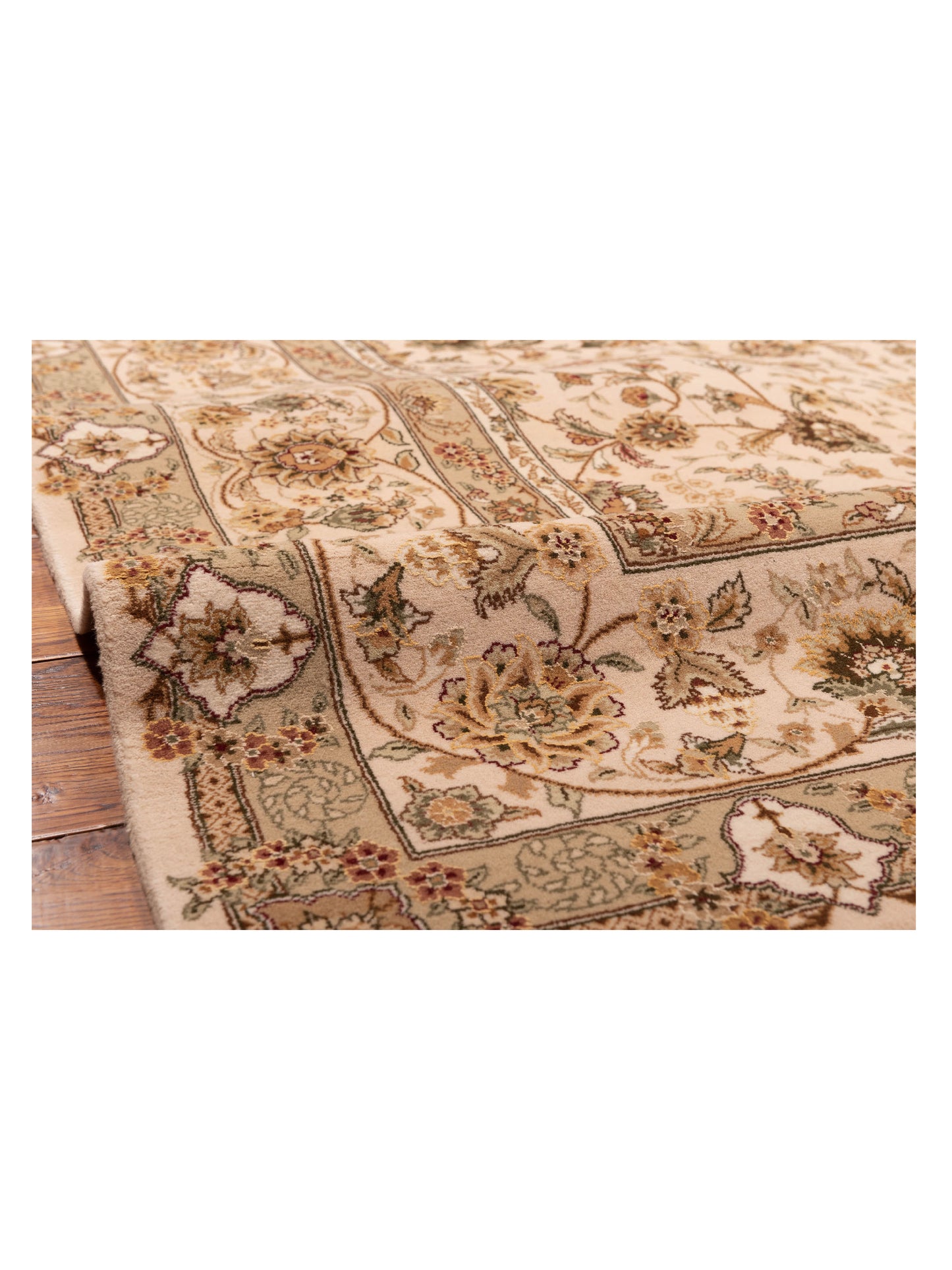 Artalya Ivory Ivory 9x12 Hand Knotted Rug