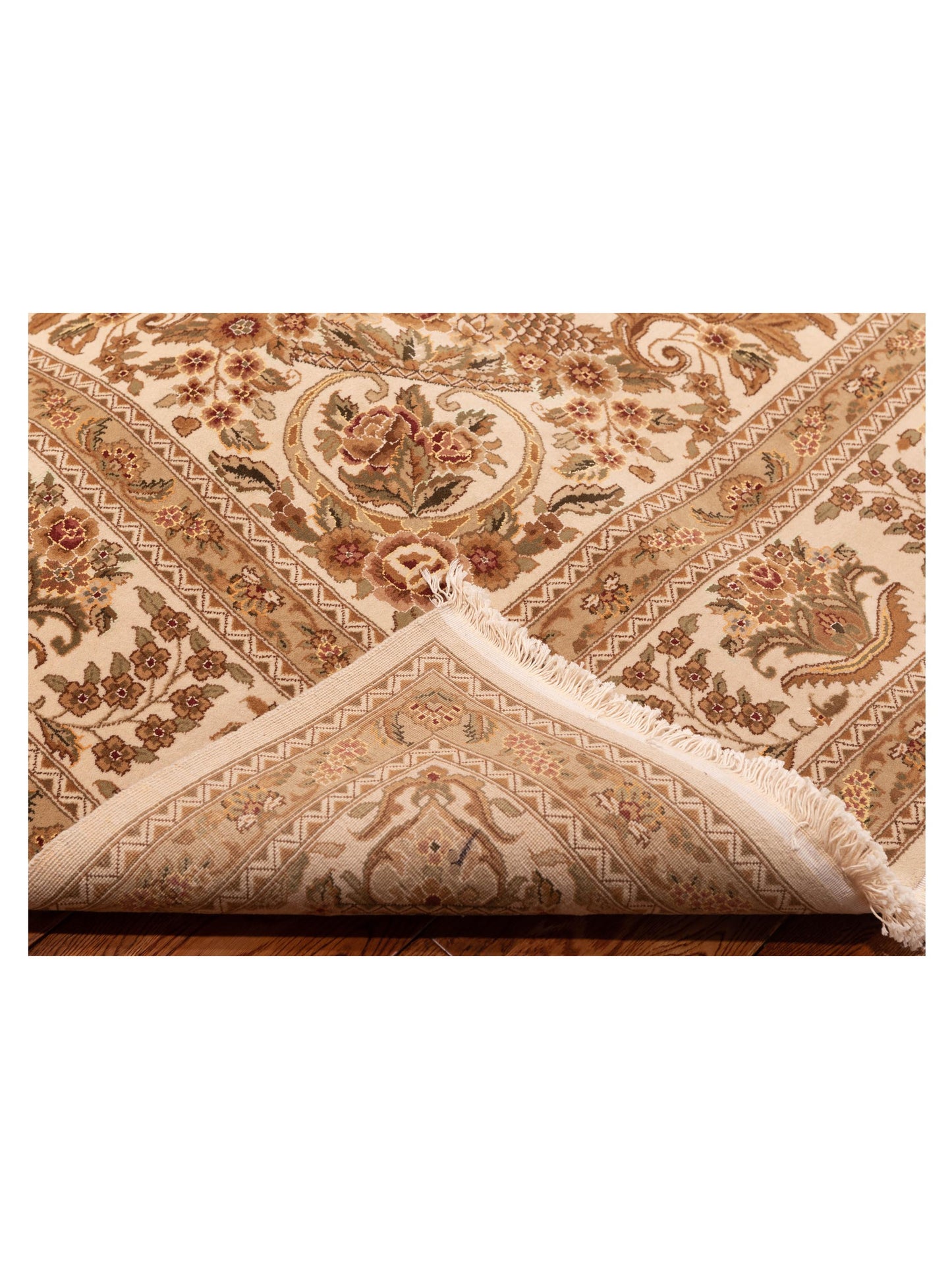 Artalya Beige Beige 9x12 Hand Knotted Rug