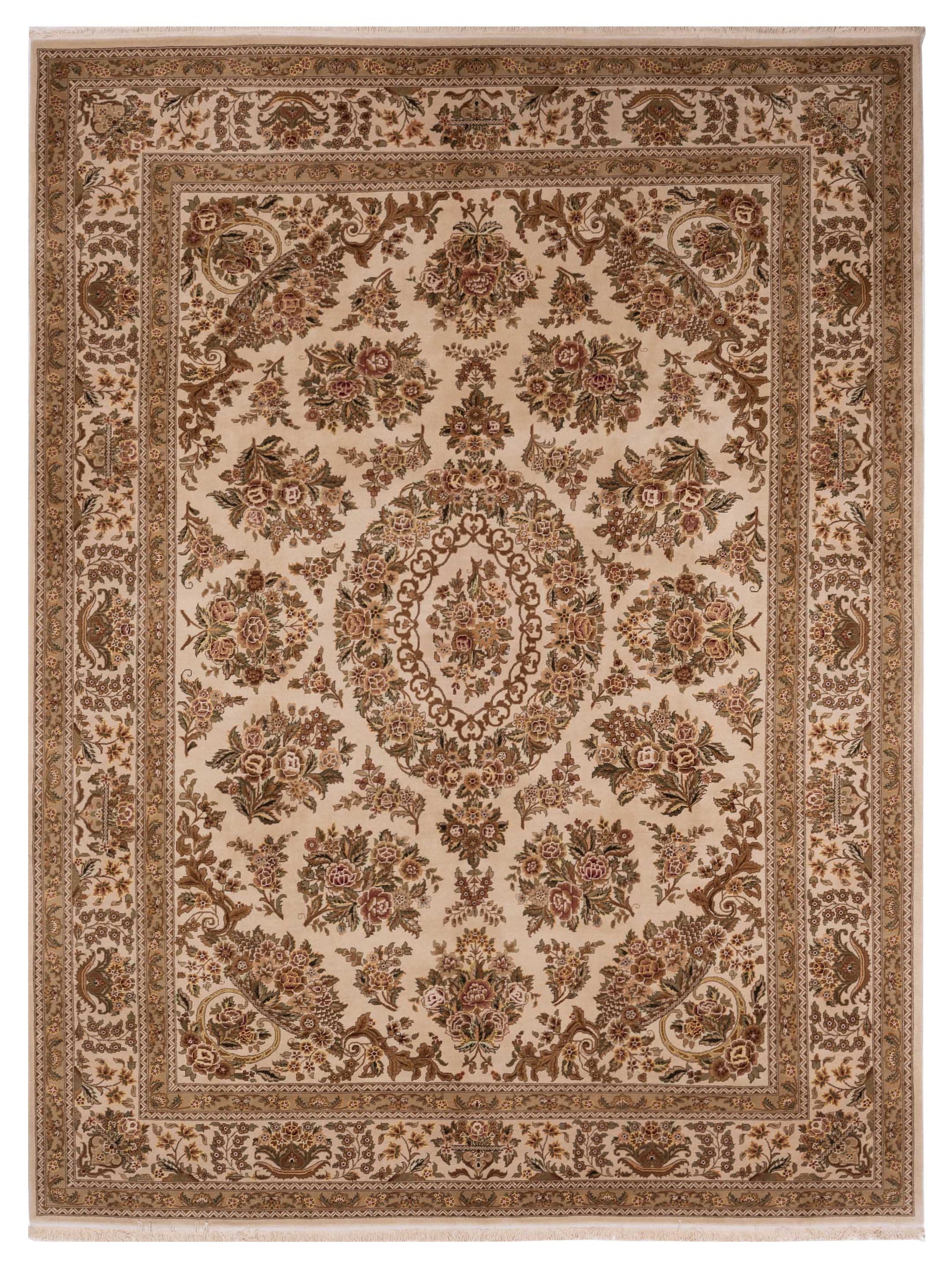 Pasha Magnolia  Beige Beige Traditional