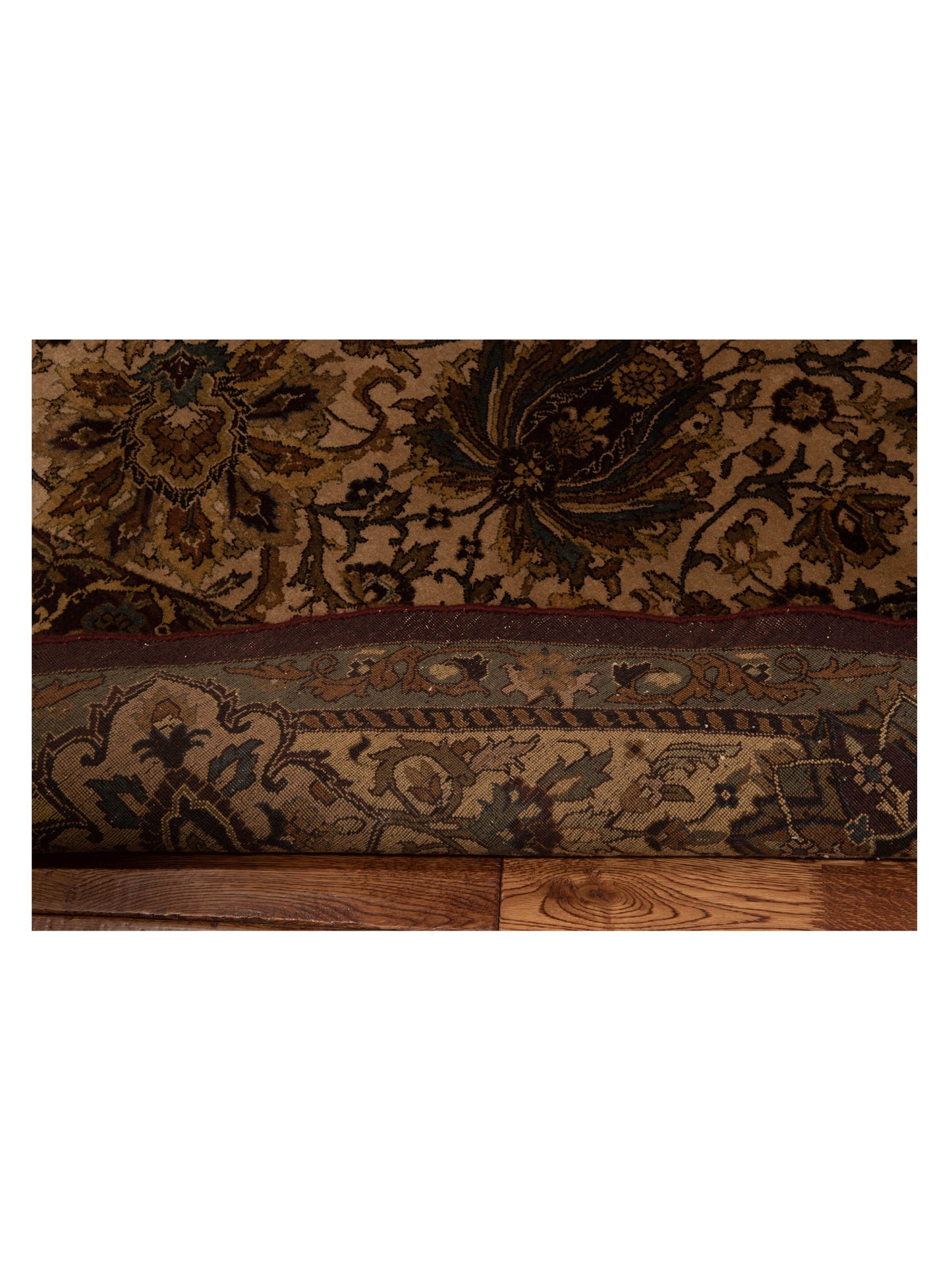 Corvella Beige Brown 9.9x9.9 Hand Knotted Rug