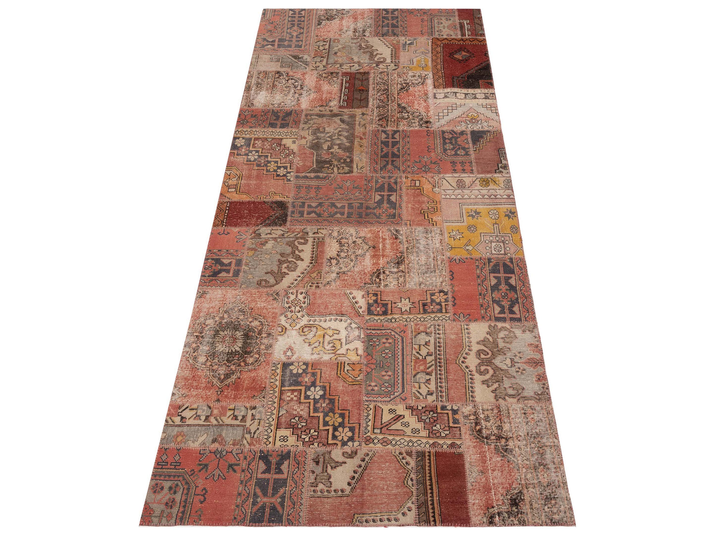 Patchwork Multi 6x13.10 Hand Knotted Rug