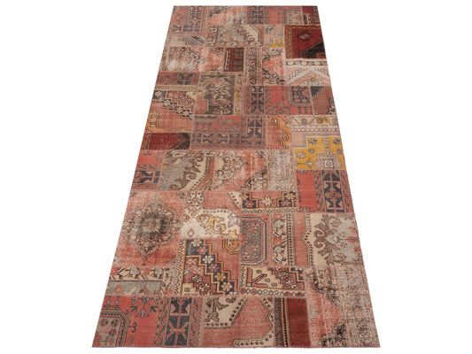 Patchwork Multi 6x13.10 Hand Knotted Rug