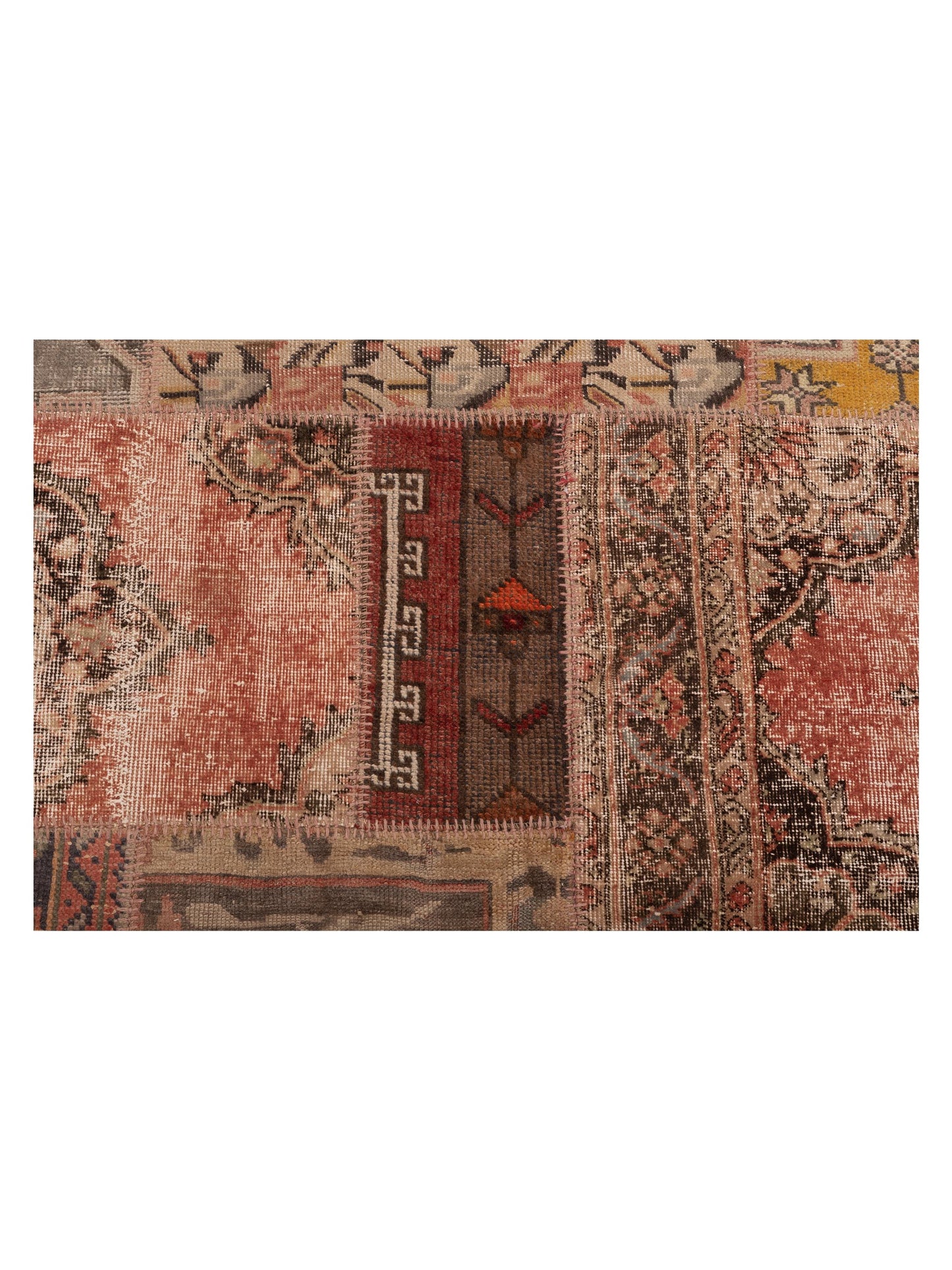 Patchwork Multi 6x13.10 Hand Knotted Rug