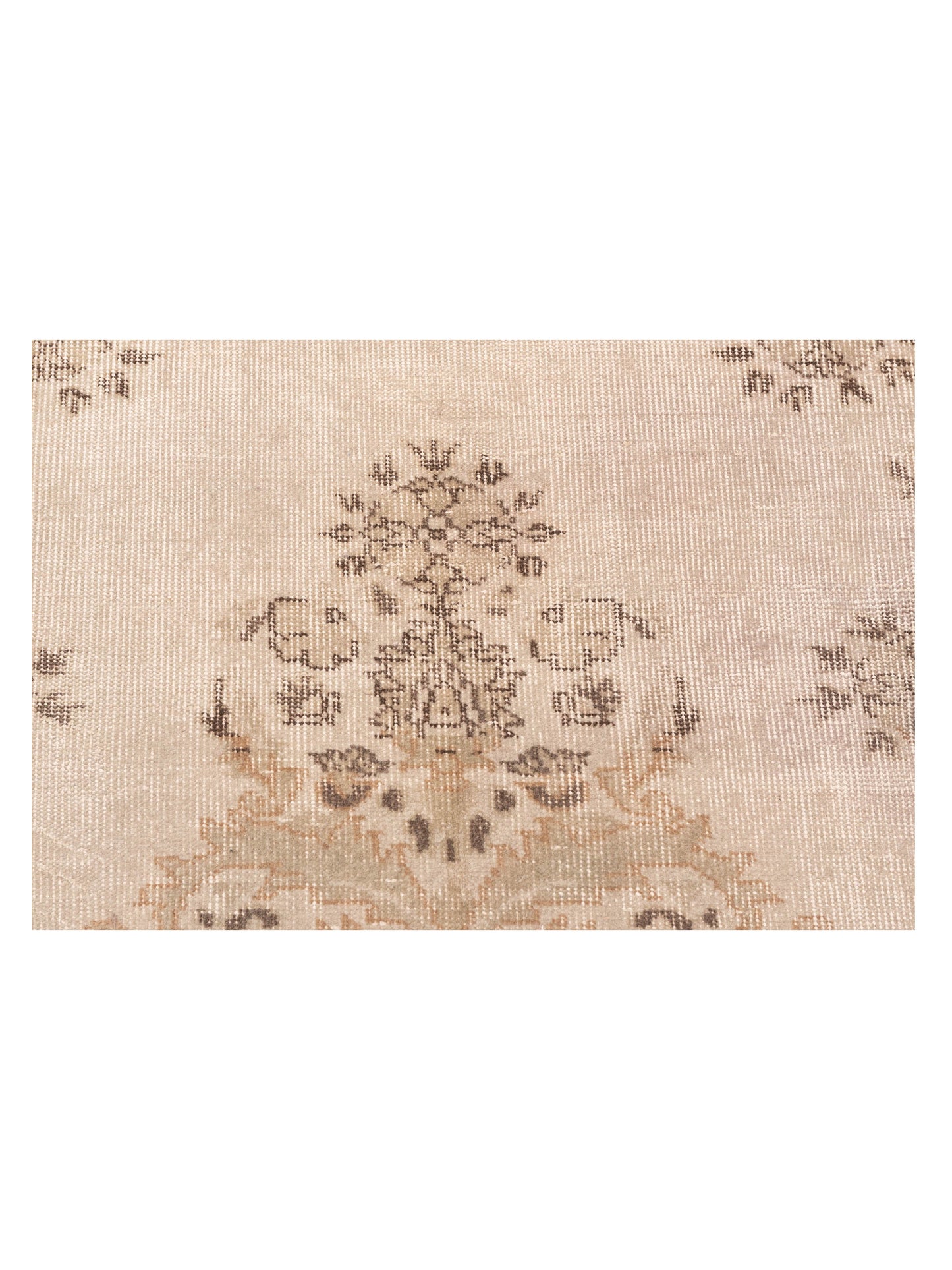 Vintage Silver 6.2x9.7 Hand Knotted Rug