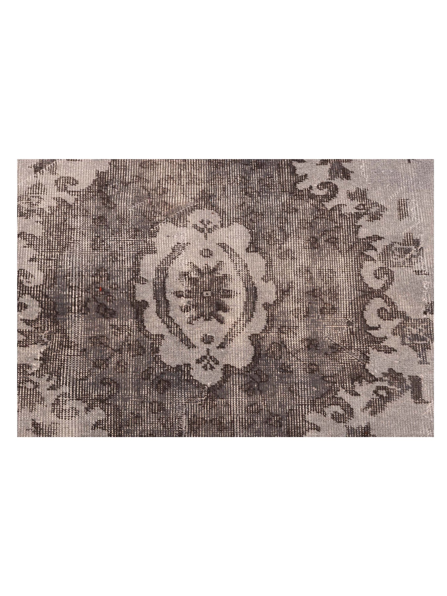 Vintage Gray 6.6x8.6 Hand Knotted Rug