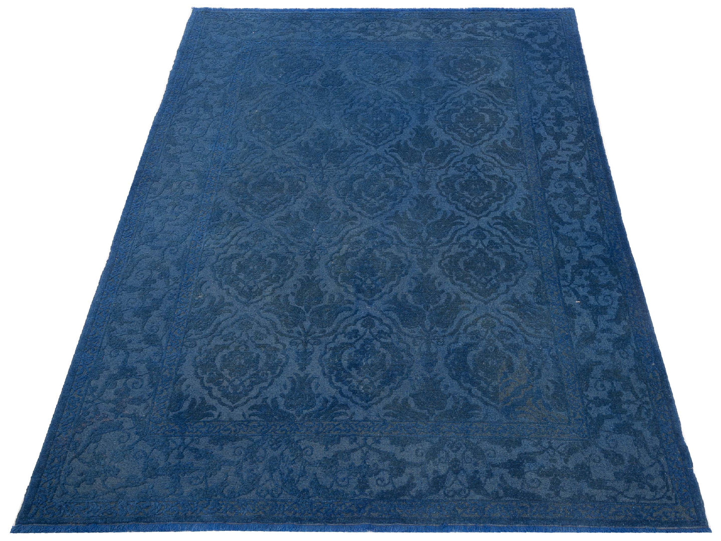 Rechromia Indigo Indigo 6.3x8.9 Hand Knotted Rug