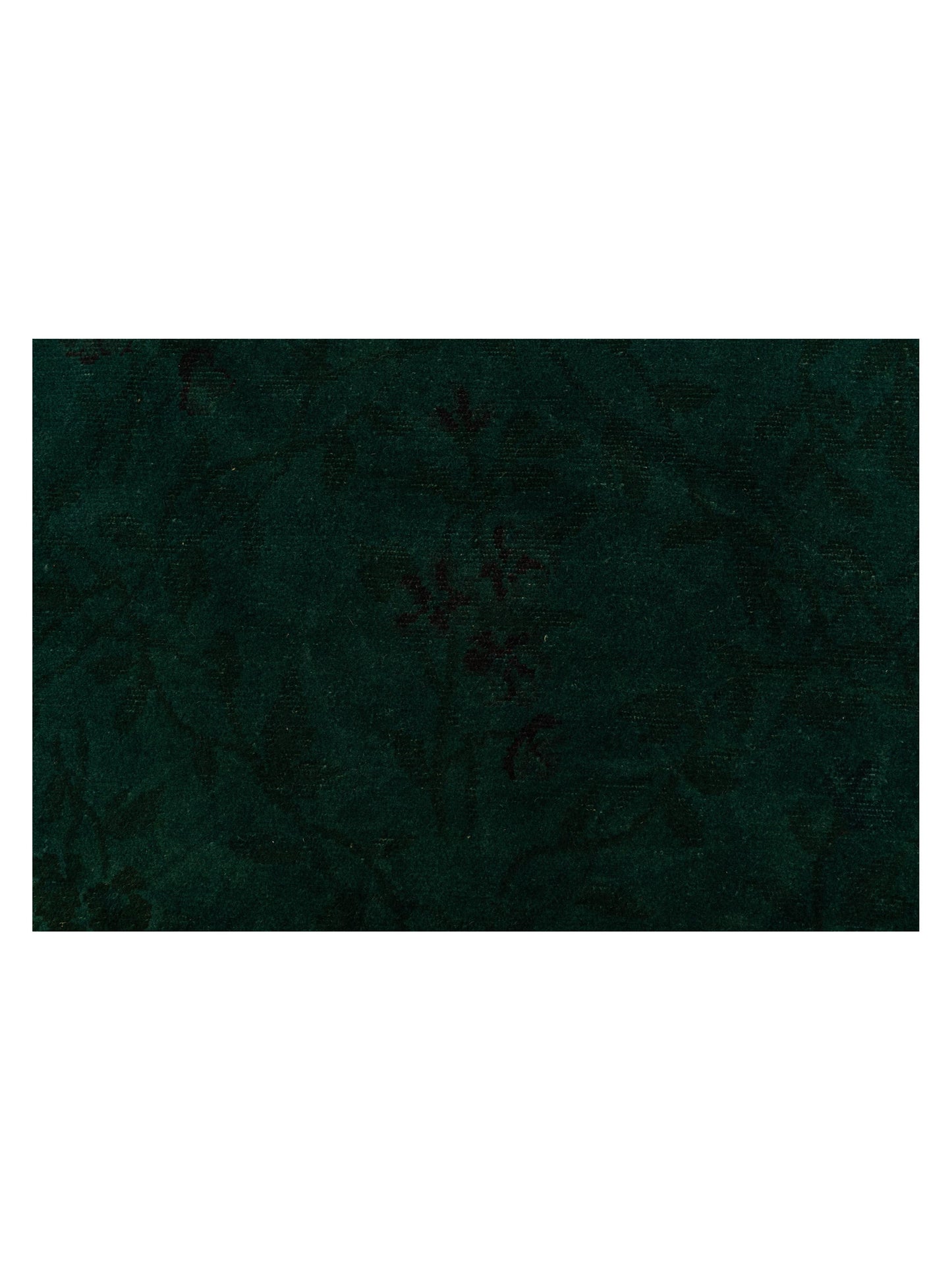 Vintage Green 8.3x9.7 Hand Knotted Rug