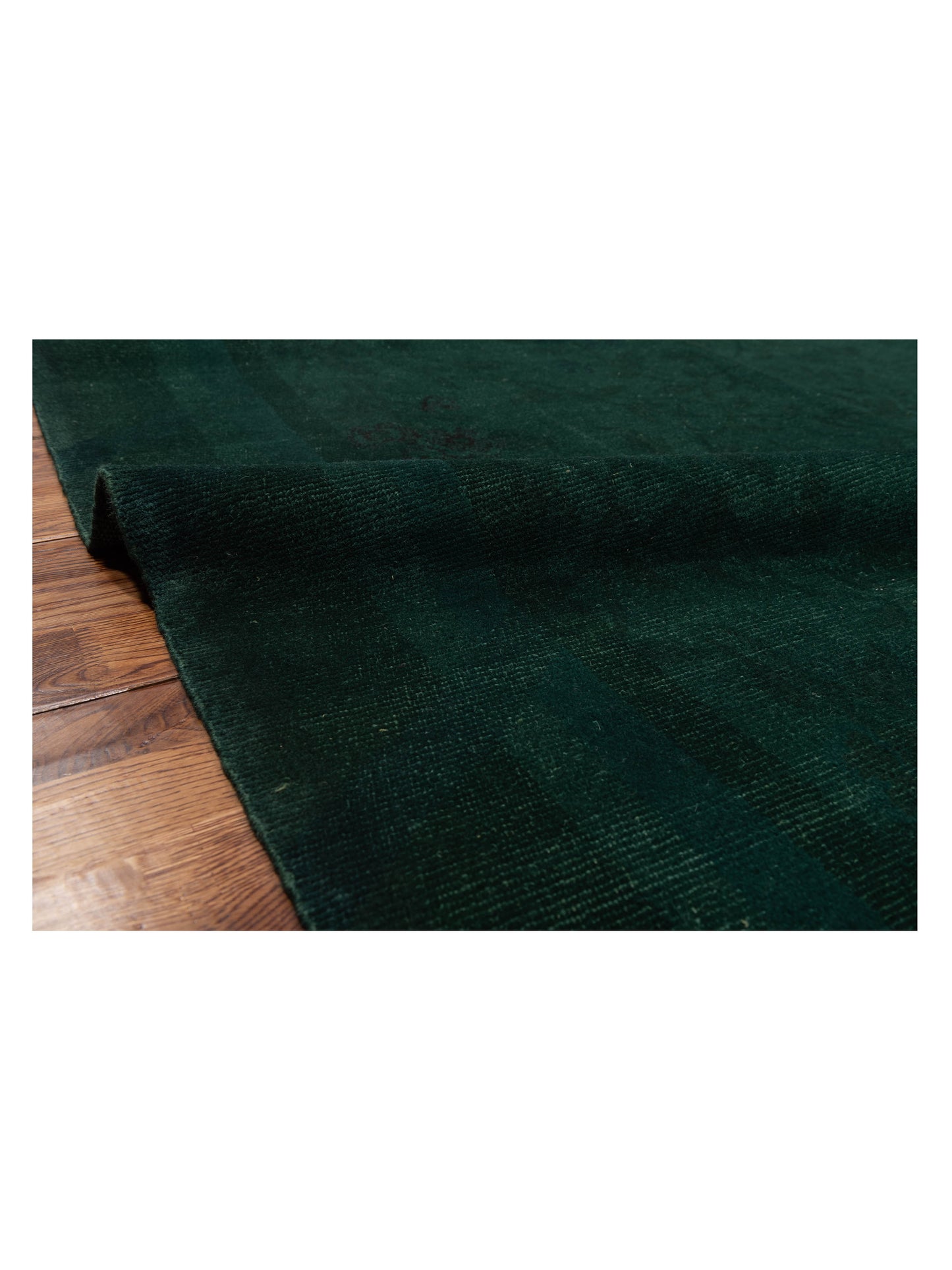 Vintage Green 8.2x9.6 Hand Knotted Rug