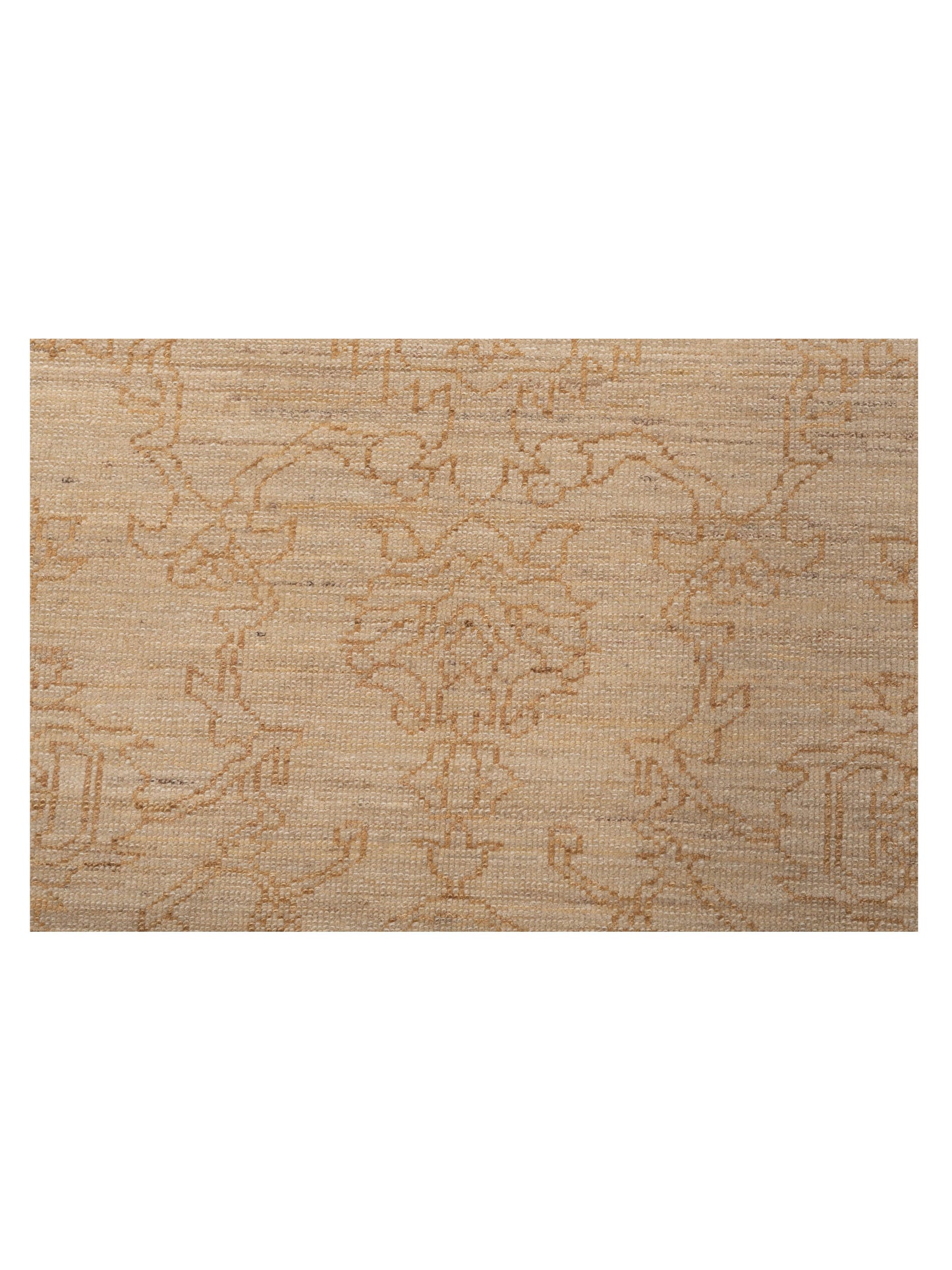 Elowen Beige Gold 8.2x9.9 Hand Knotted Rug