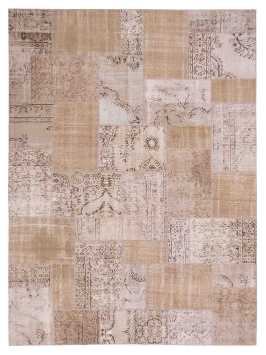 Pasha Turkish Vestige Patchwork  Beige  Contemporary