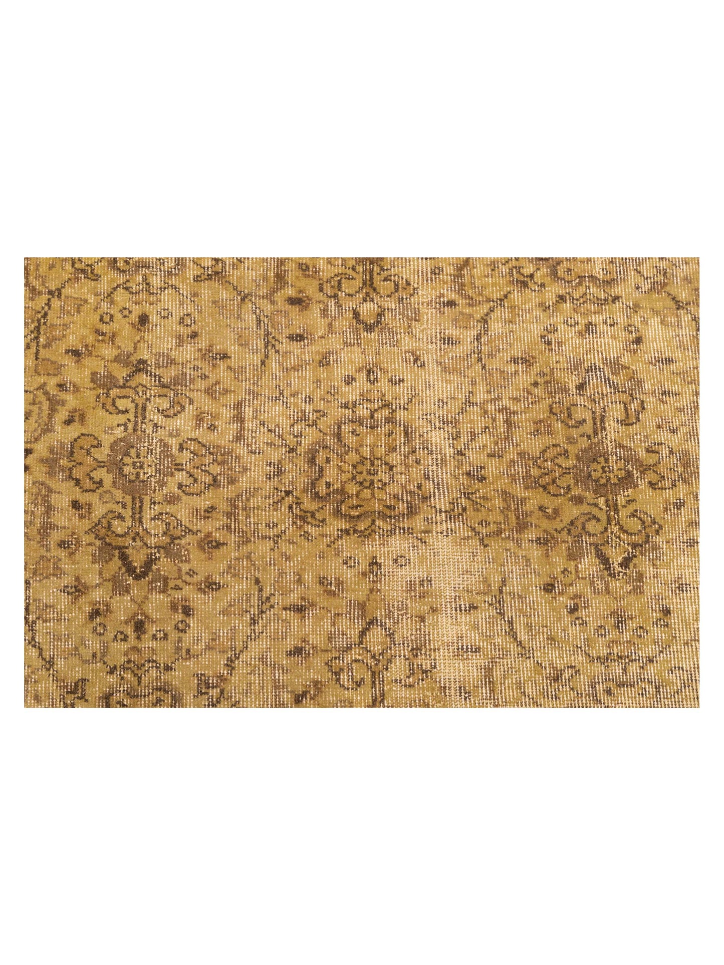 Vintage Green 5.7x8.6 Hand Knotted Rug