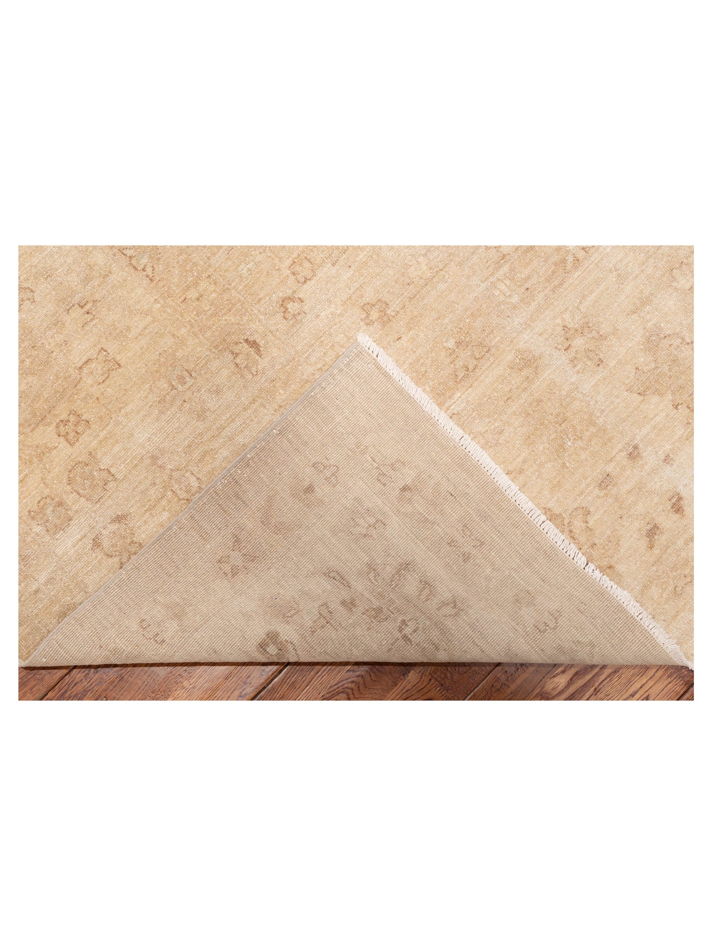 Lailora Silver Cream 11.6x14.1 Hand Knotted Rug