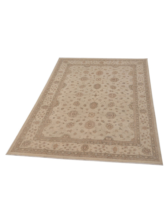 Lailora Ivory Ivory 9x11.10 Hand Knotted Rug