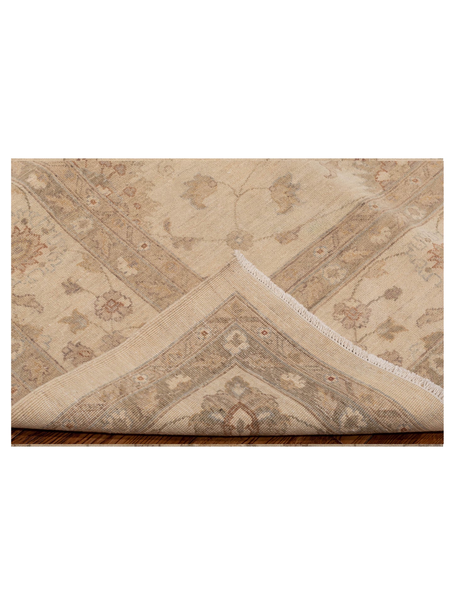 Lailora Ivory Ivory 9x11.10 Hand Knotted Rug
