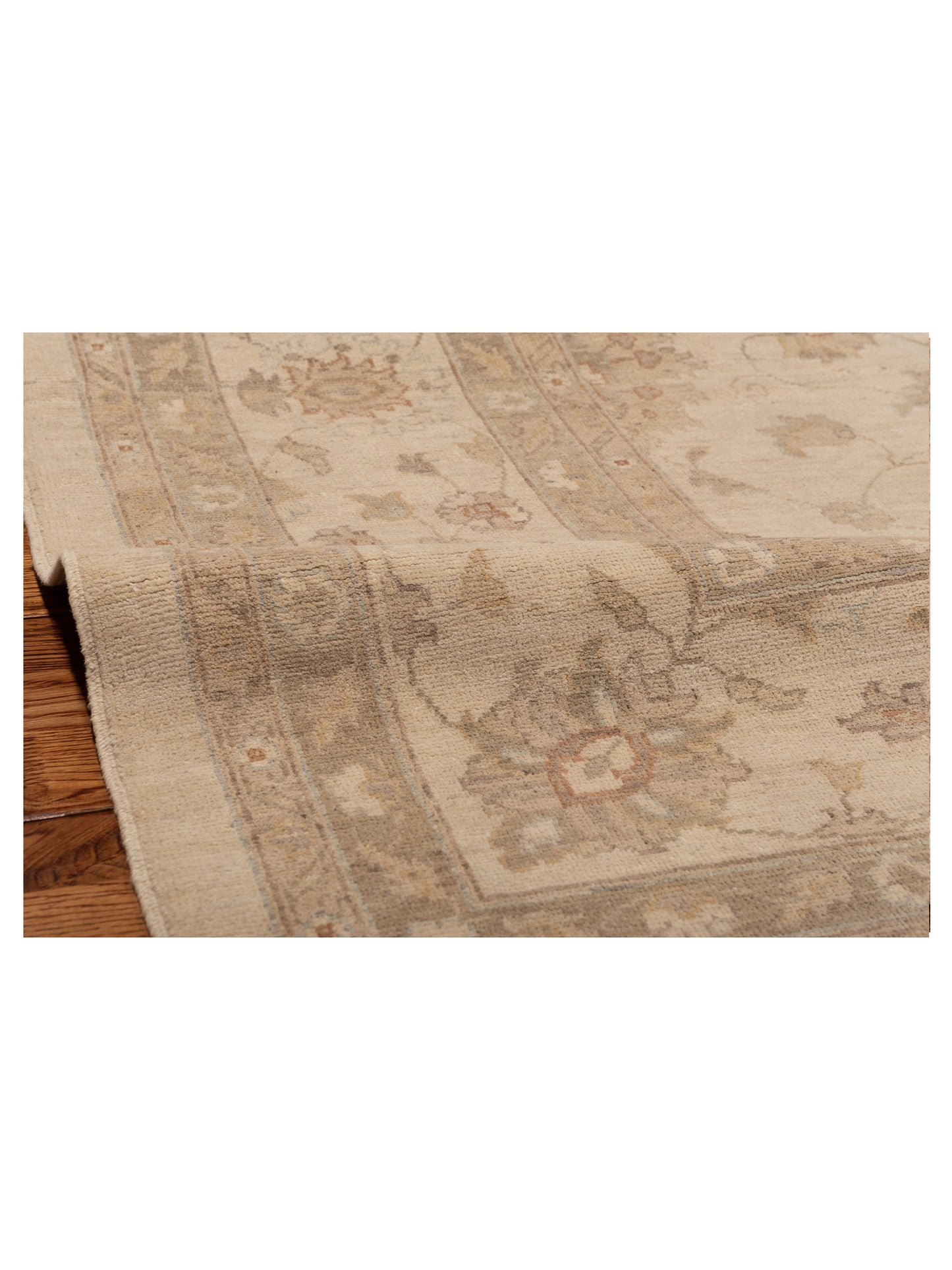 Lailora Ivory Ivory 9x11.10 Hand Knotted Rug
