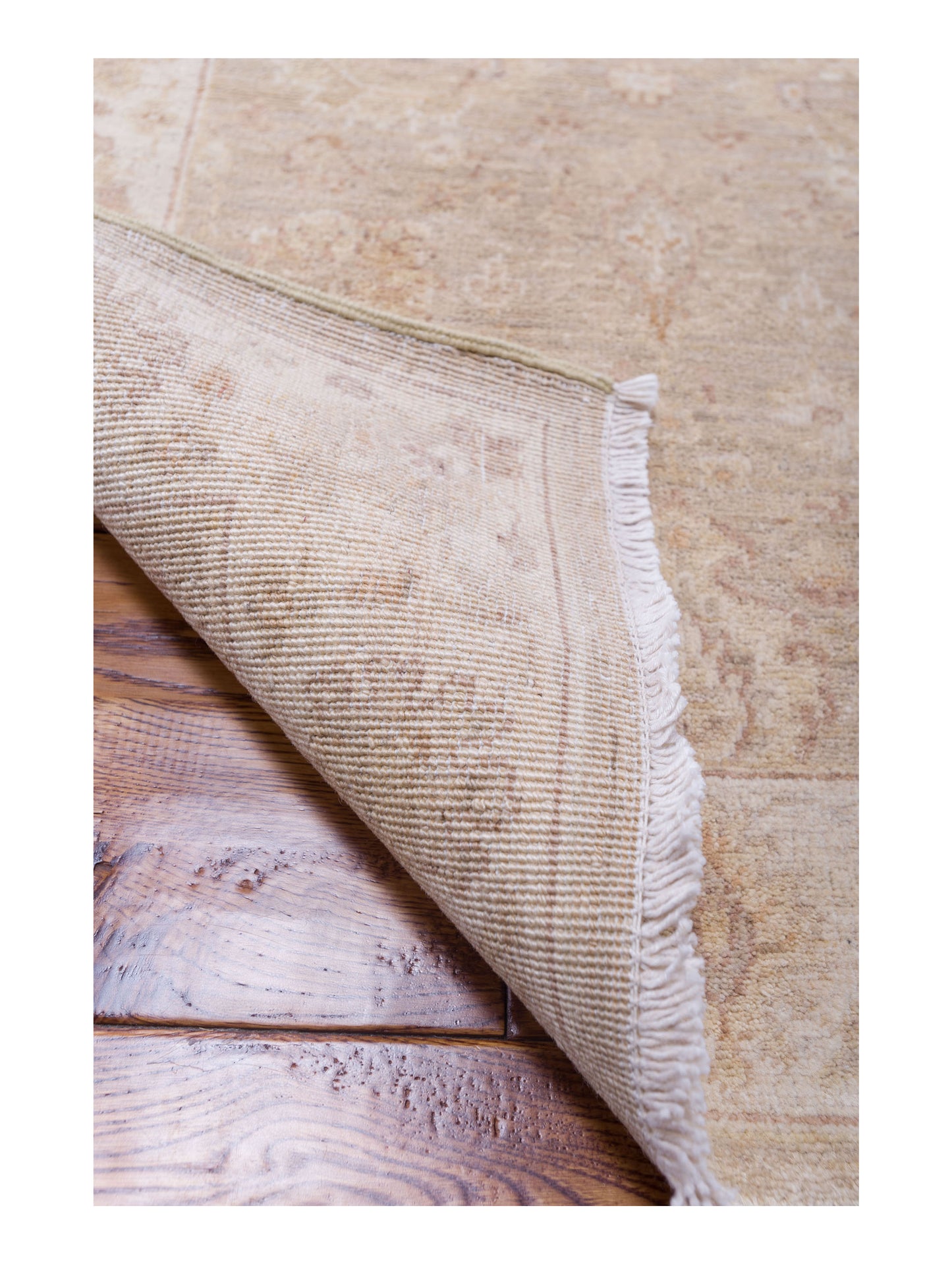 Lailora Light Brown Beige 2.8x3.11 Hand Knotted Rug