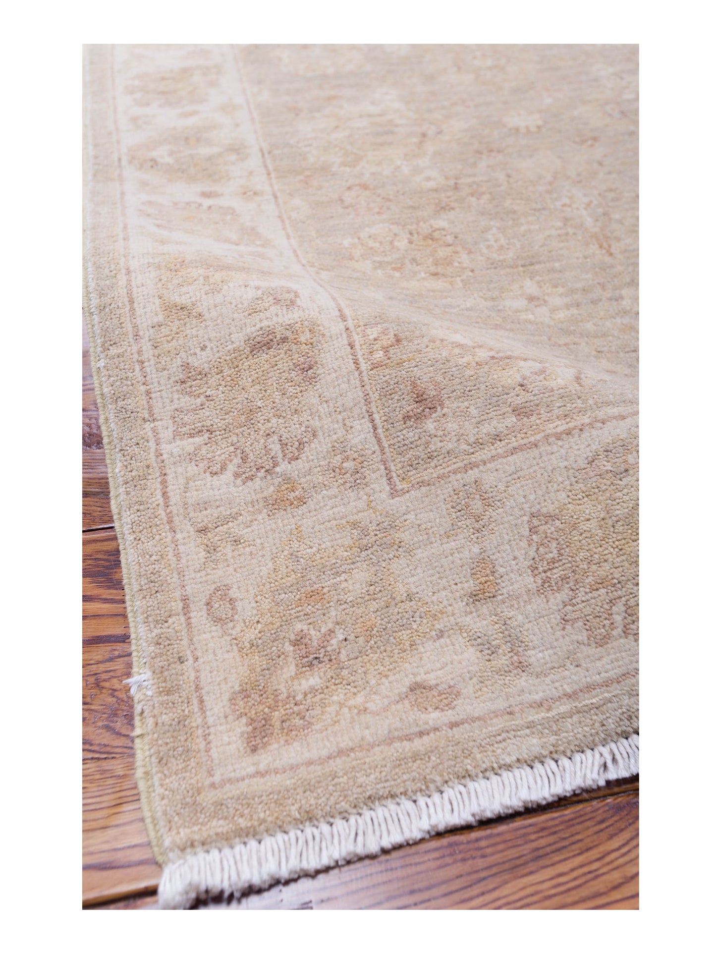 Lailora Light Brown Beige 2.8x3.11 Hand Knotted Rug