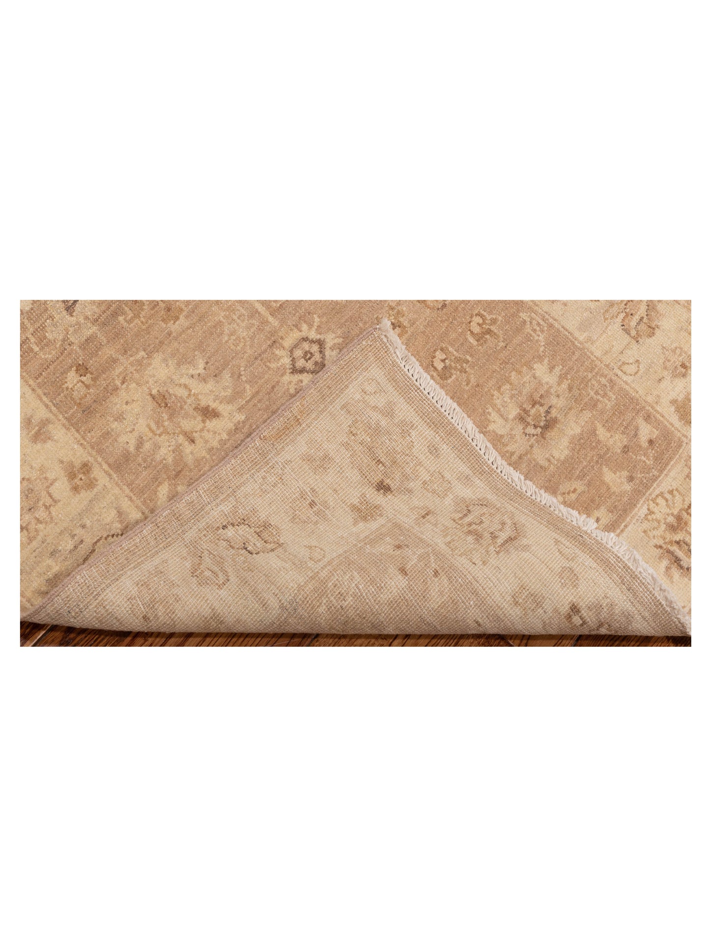 Lailora Brown Ivory 2.7x6.3 Hand Knotted Rug