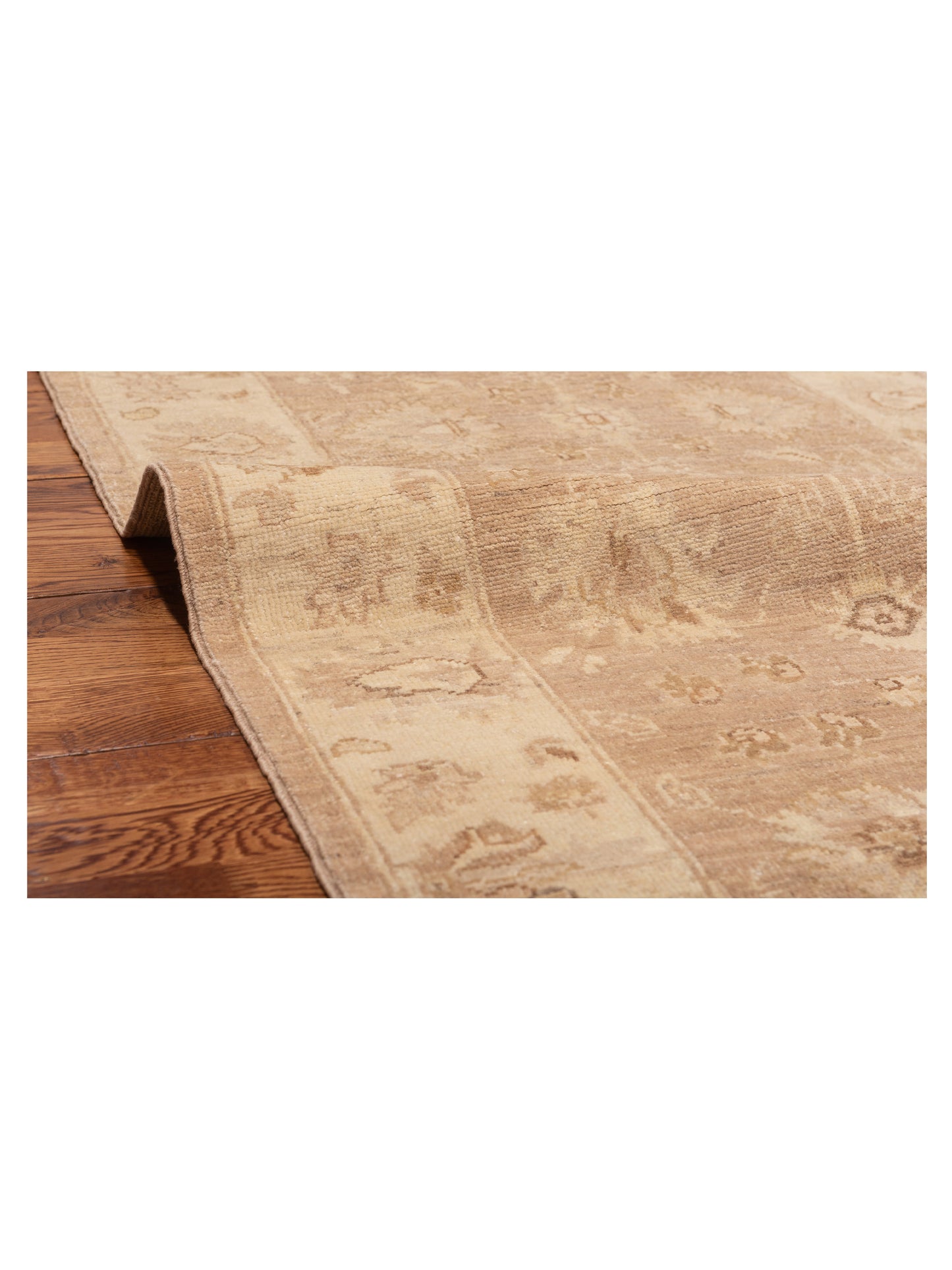 Lailora Brown Ivory 2.7x6.3 Hand Knotted Rug