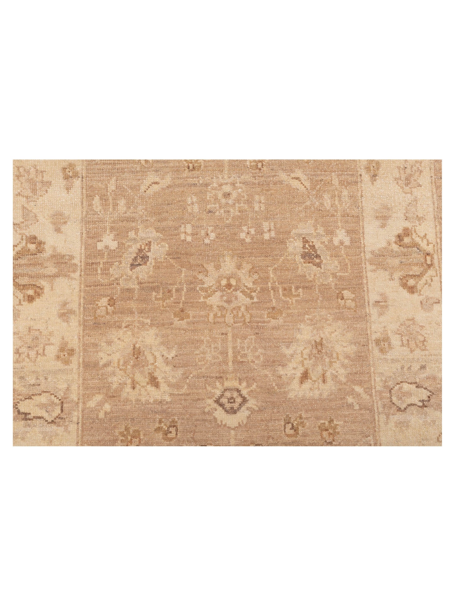 Lailora Brown Ivory 2.7x6.3 Hand Knotted Rug